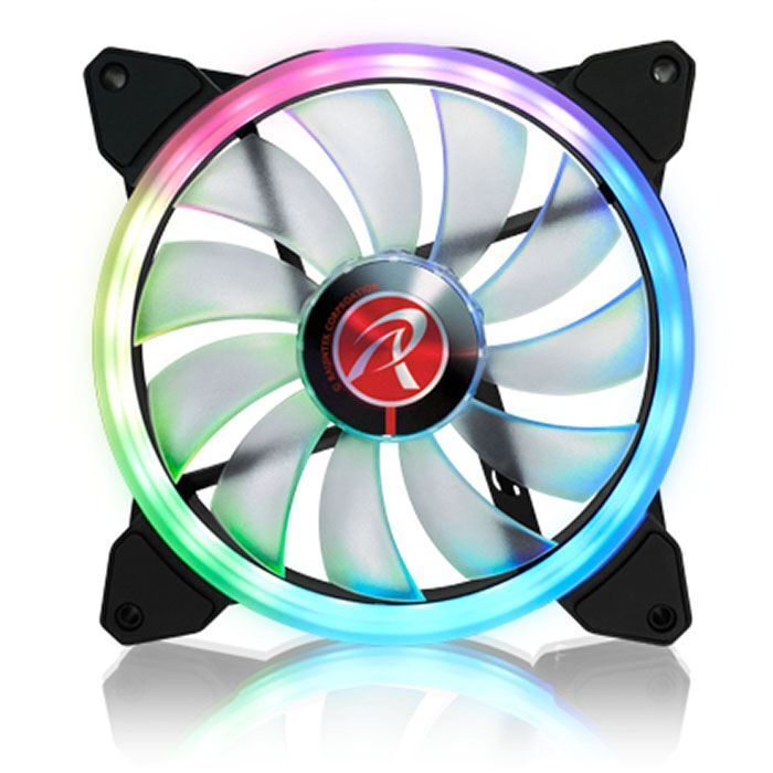 Raijintek IRIS 14 RAINBOW RGB 140mm RGB LED Triple Pack Case Fan (0R400050)