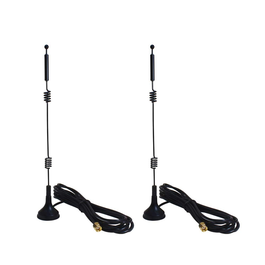 Dual Band Long Range Wifi Antenna (2-Pack), 9Dbi 2.4GHZ 5GHZ 5.8GHZ RP-SMA Conn