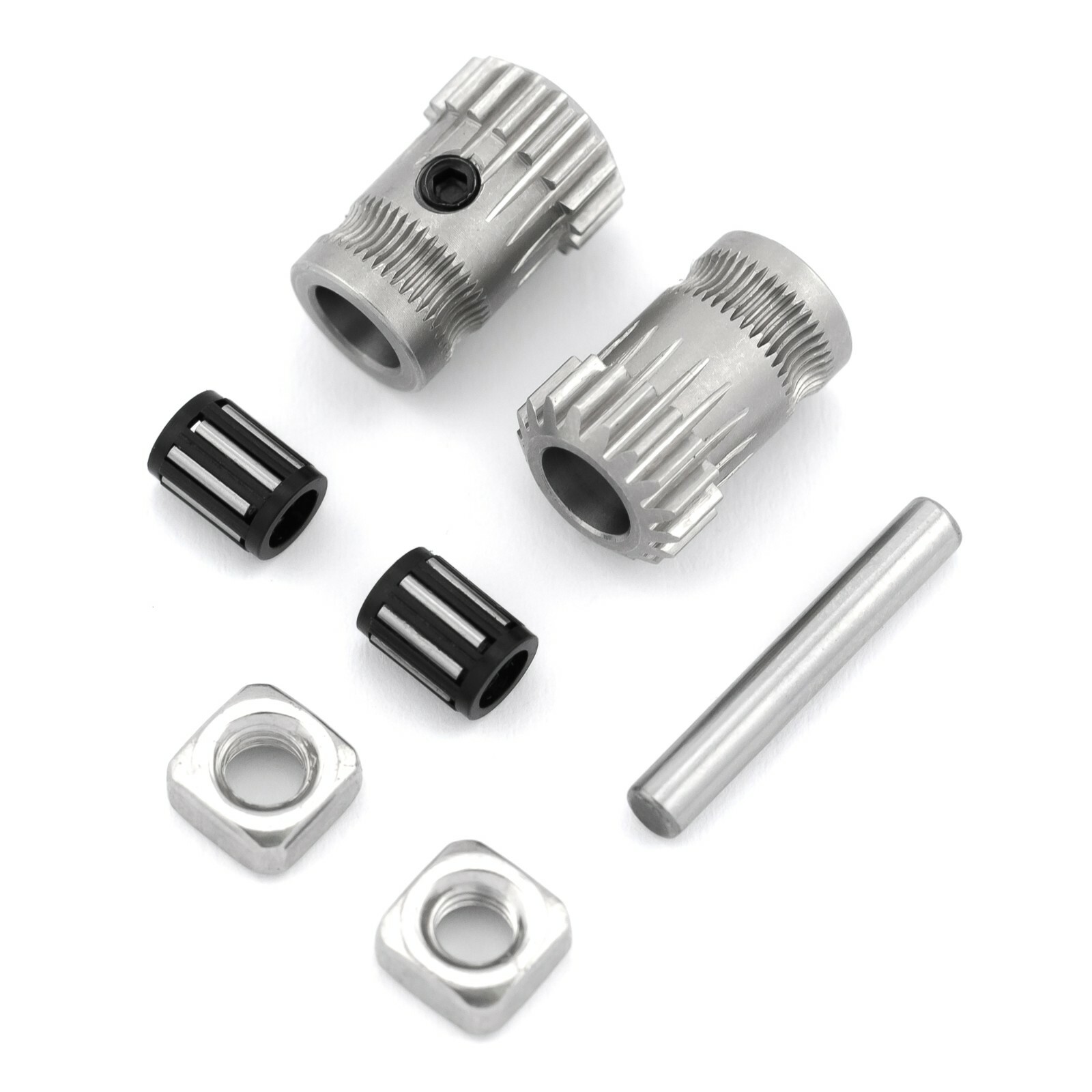7pcs 3D Printer Filament Drivegear Kit Dual Gear Needlebearing For BMG Extruder