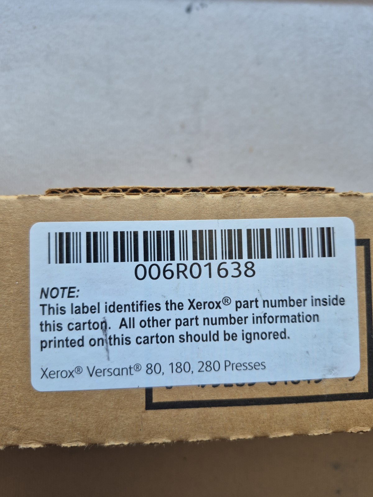 Black Laser Toner for Versant 80 Press, 180 Press & 280 New Sealed OEM Original