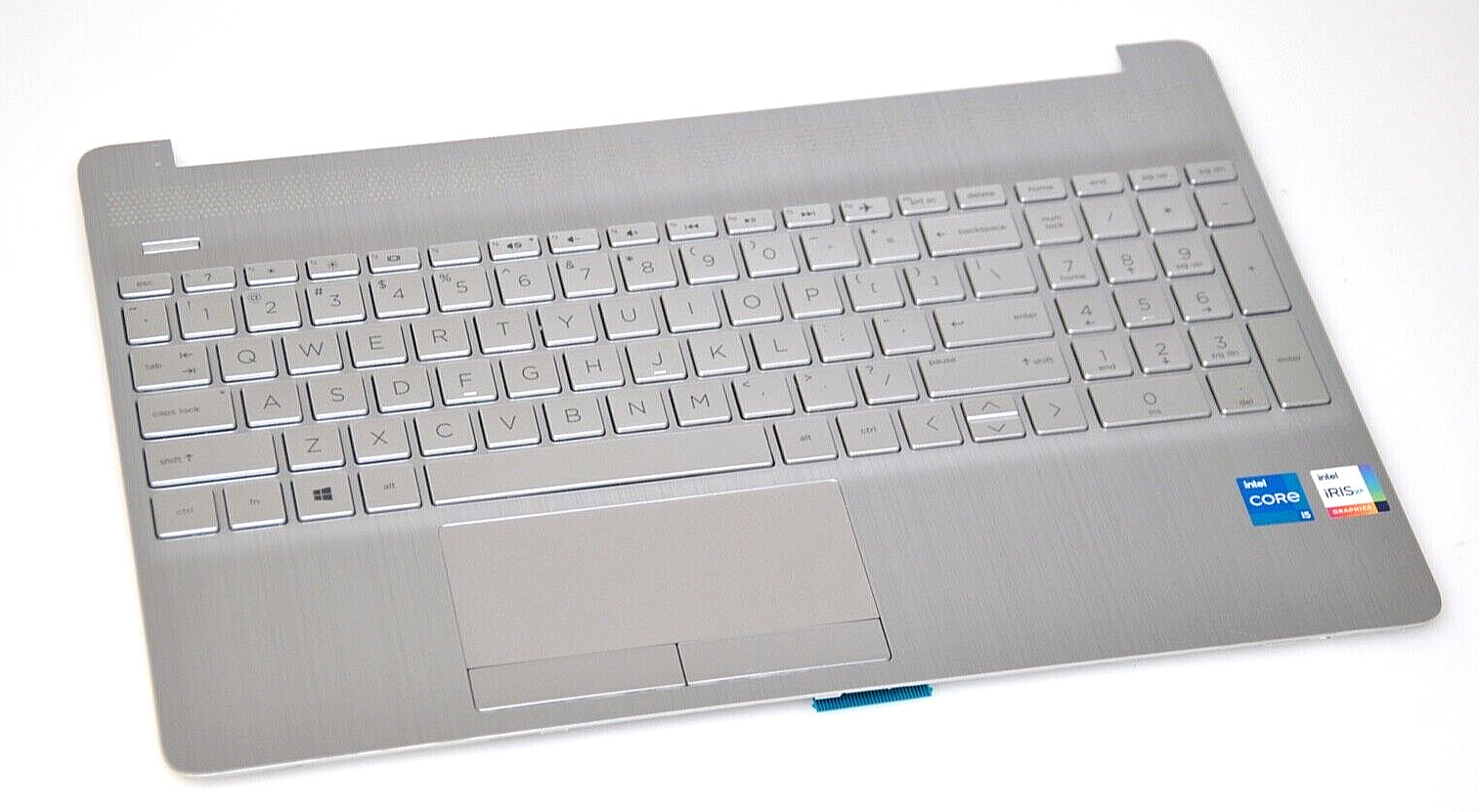 L52023-001 TOP COVER , NATURAL SILVER W/ KEYBOARD US HP 15-DW SERIES (56187) A