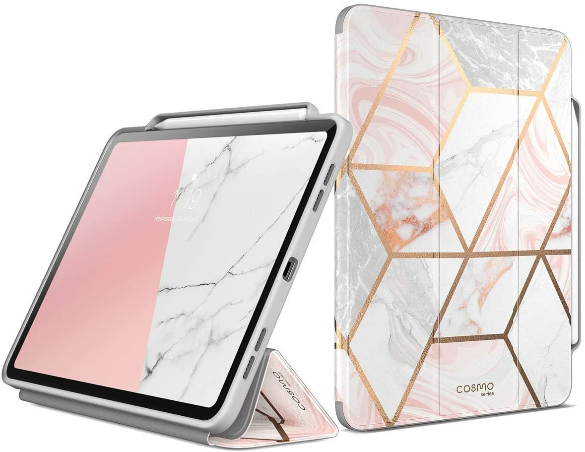 For Apple iPad Pro 12.9" 2020, i-Blason Cosmo Stand Case Auto Sleep/Wake Cover