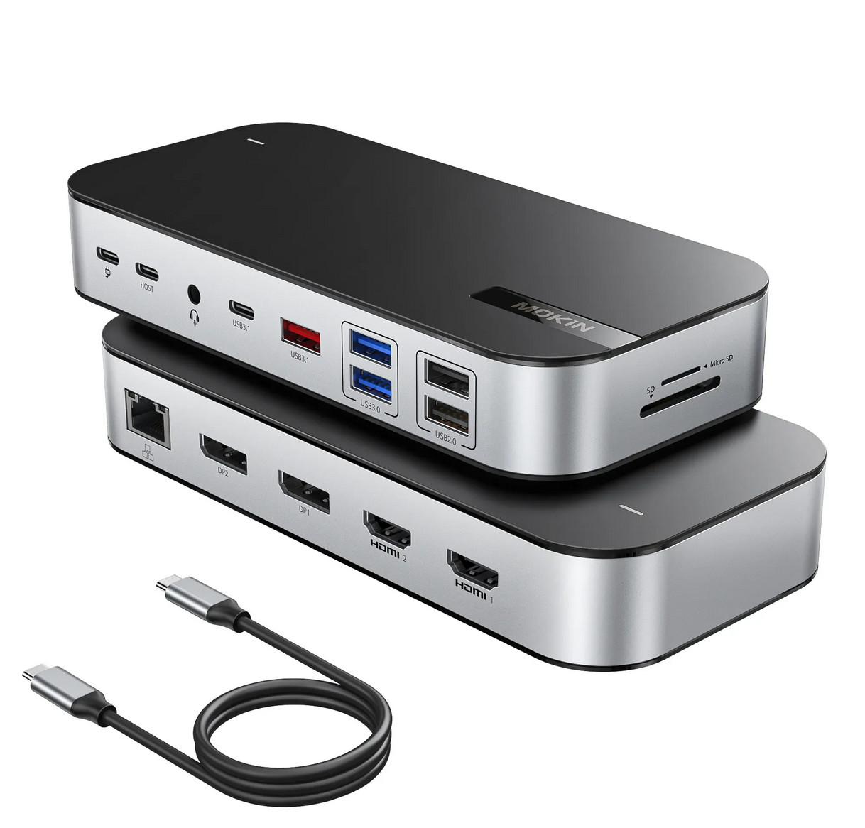 MOKiN 16 IN 1 USB C Docking Station With 8K@60Hz MODK0706