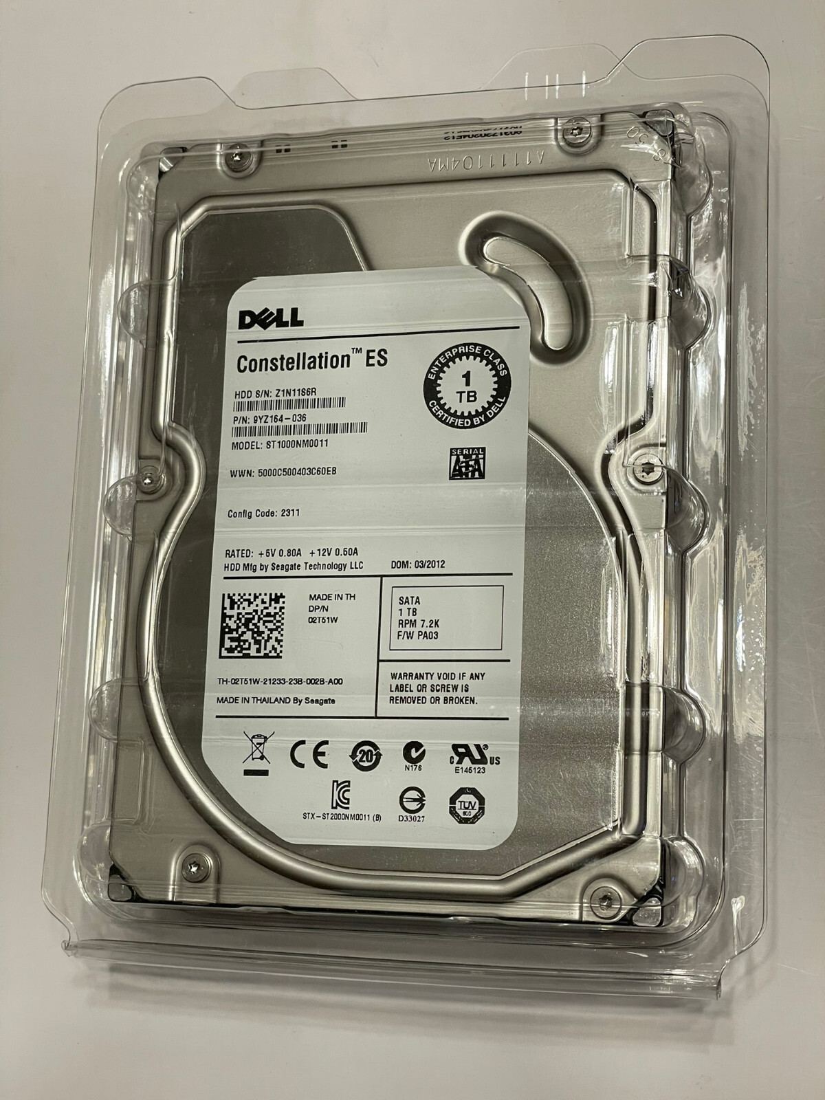 Seagate 1000GB (1TB) HDD | ST1000NM0011