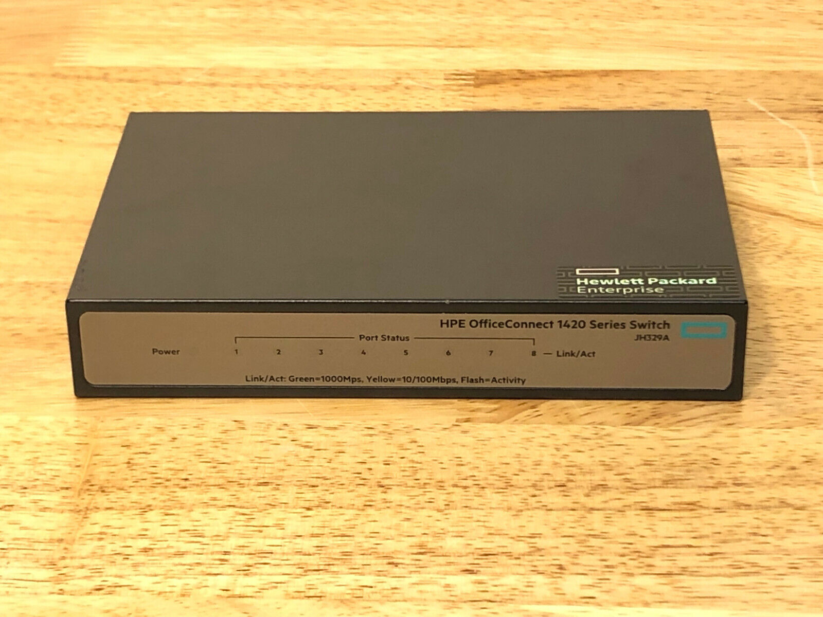 HPE OfficeConnect 1420 Ethernet Switch 8x 10/100/1000 RJ-45 Ports JH329A