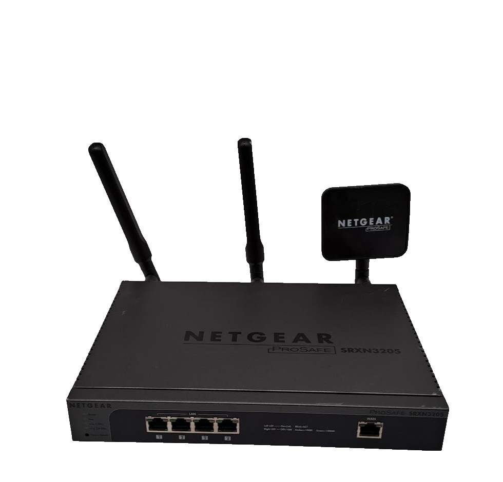 Netgear Prosafe VPN Firewall SRXN3205/No Power adapter