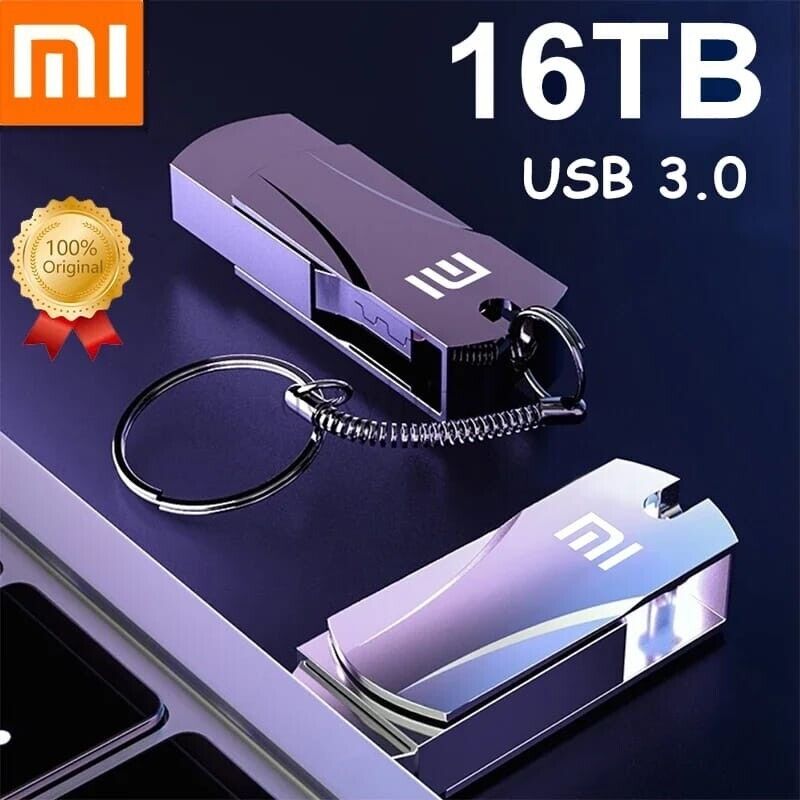 Xiaomi U Disk 16TB Metal Flash Drive USB 3.0 High Speed File Transfer