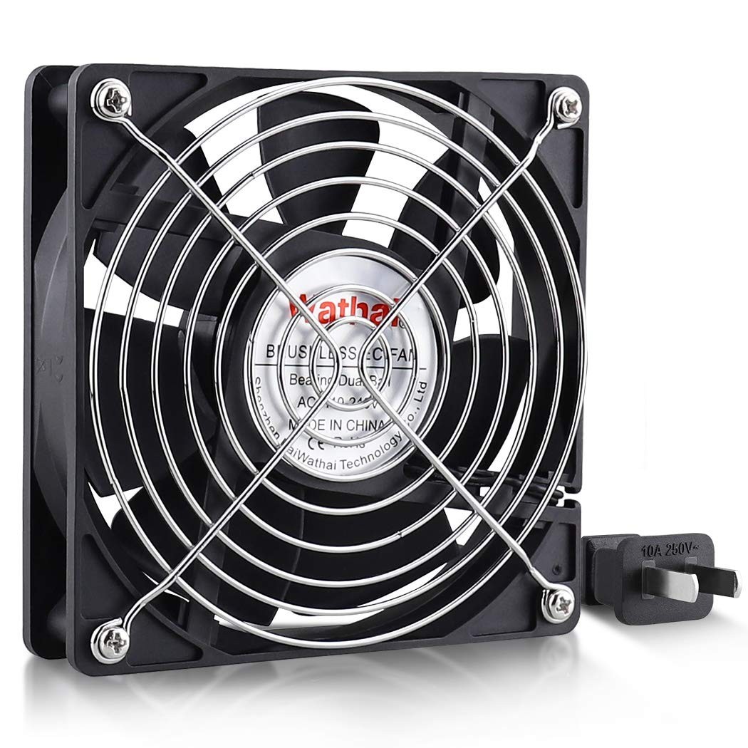 EC 120mm x 25mm AC Axial Small Exhaust Fan 110V 120V Dual Ball