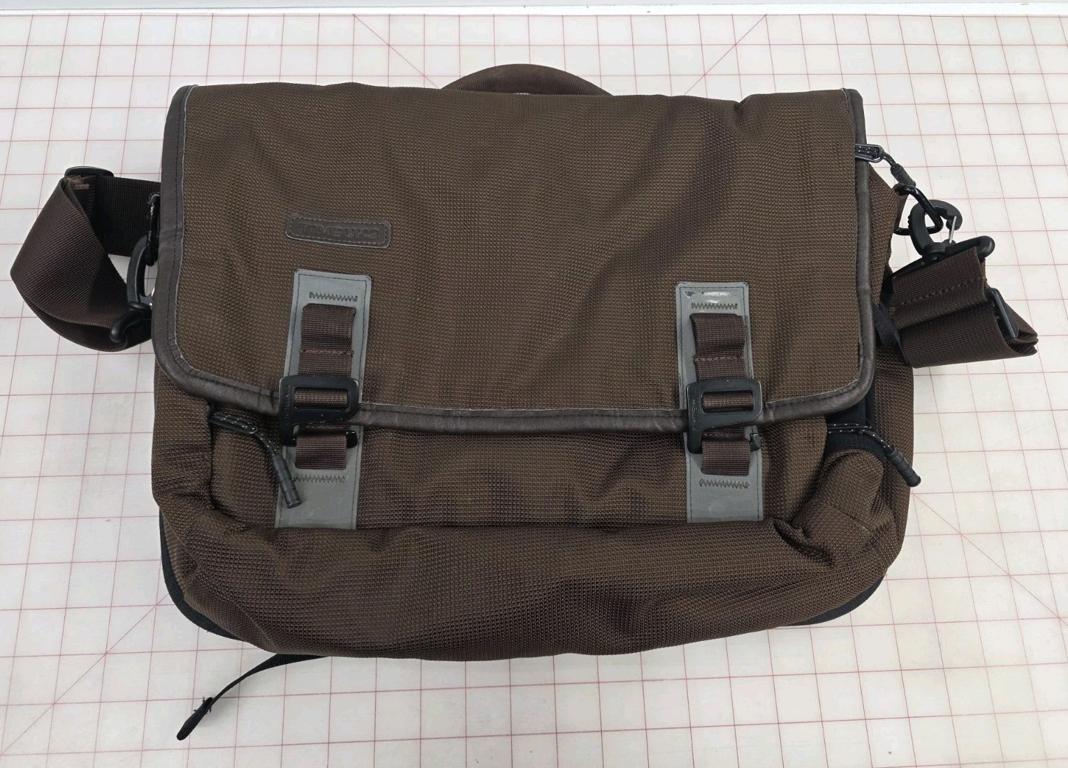 TIMBUK2 Command Messenger Bag, Brown Full-Cycle Twill Small Shoulder Laptop Bag