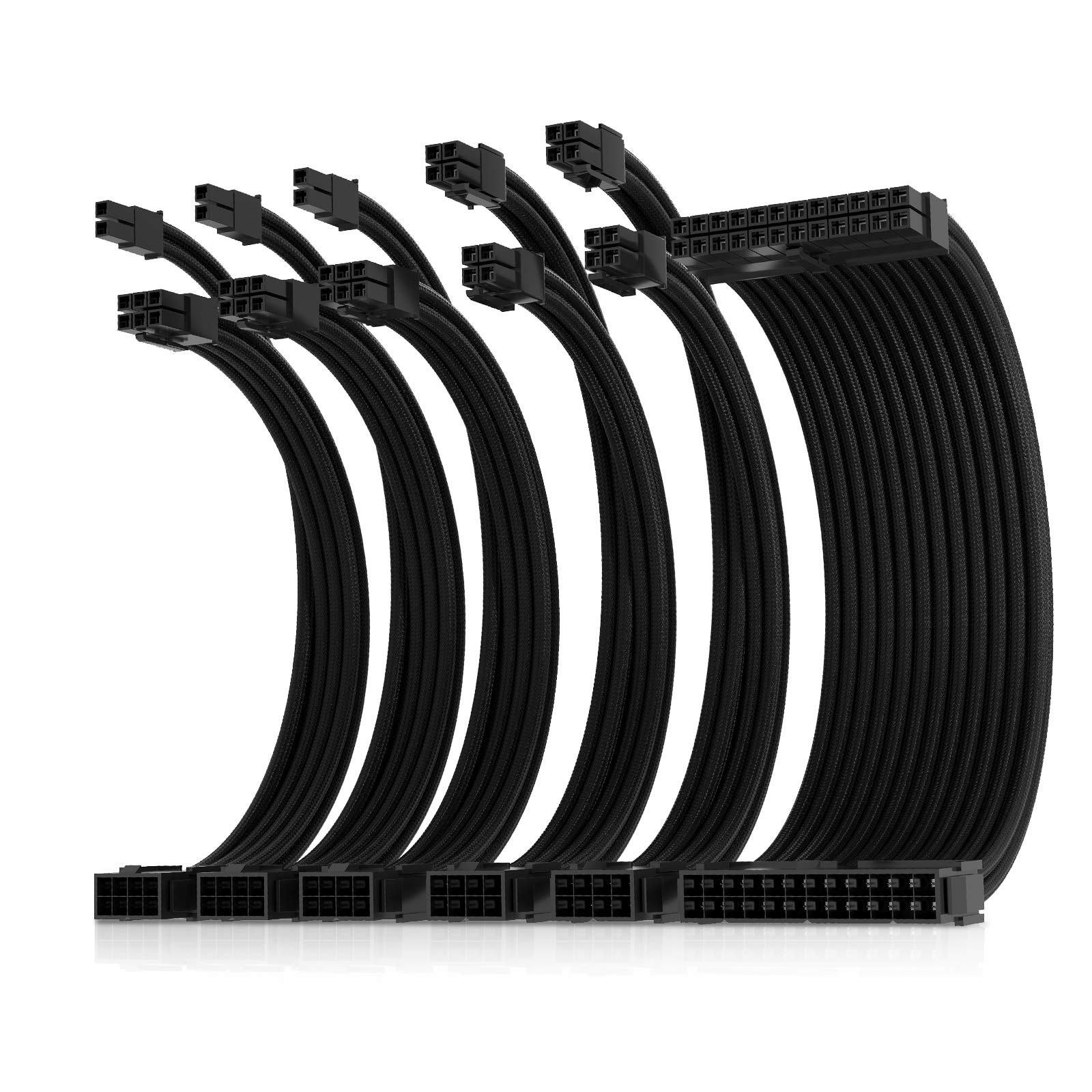 Asiahorse 16AWG Pro Power Supply Sleeved Cable • for Power Supply Extension Cabl
