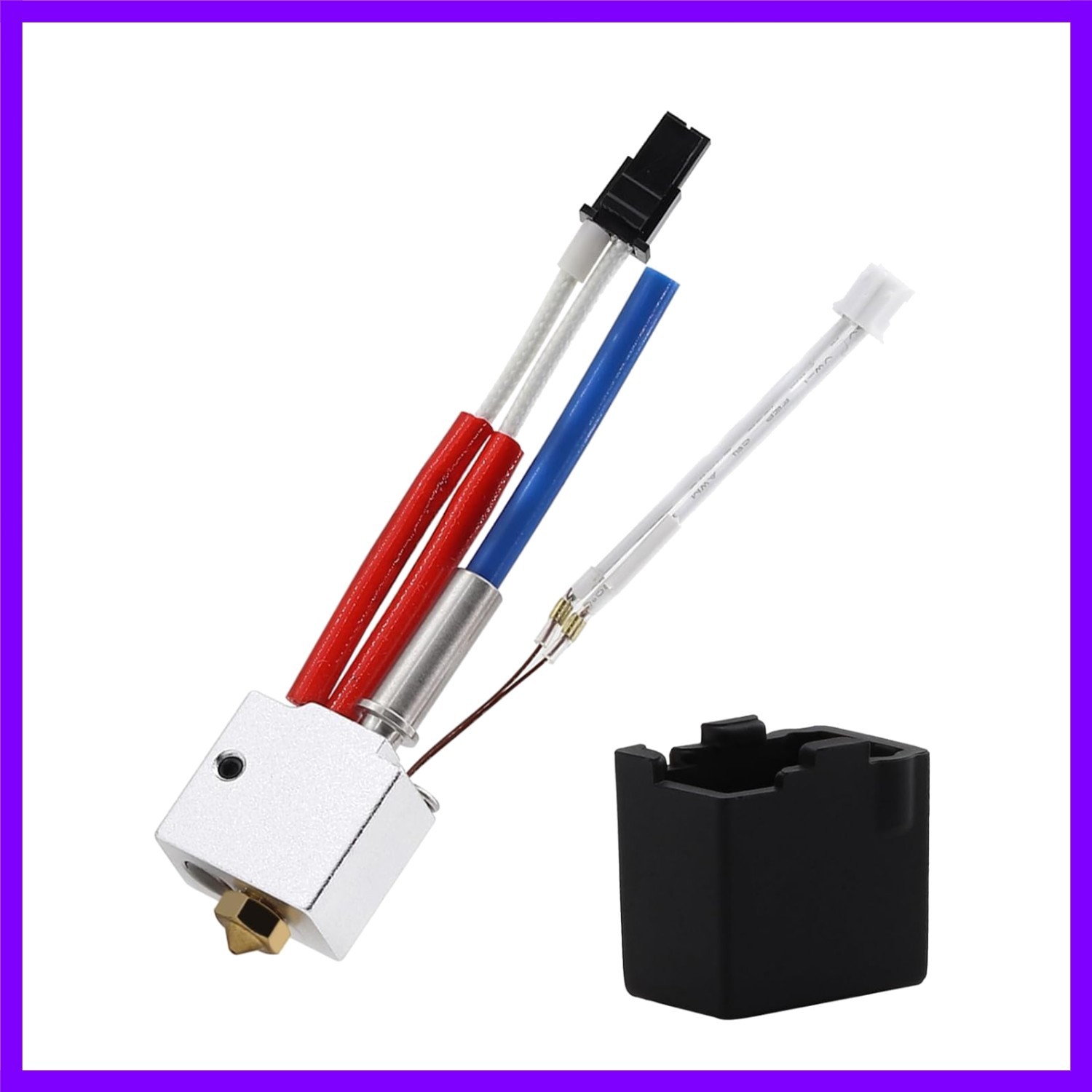 Kobra 2 Hotend Upgrade Kit, 3D Printer V5 J-Head Kobra 2 Print Head 24V 60W C...
