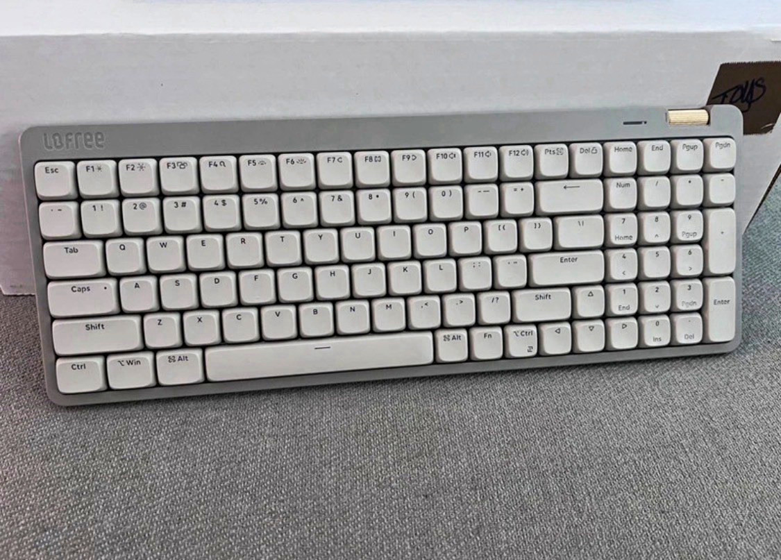 Lofree Flow Lite 100 Wireless Rechargeable Keyboard Gray/White @Macys for  $300