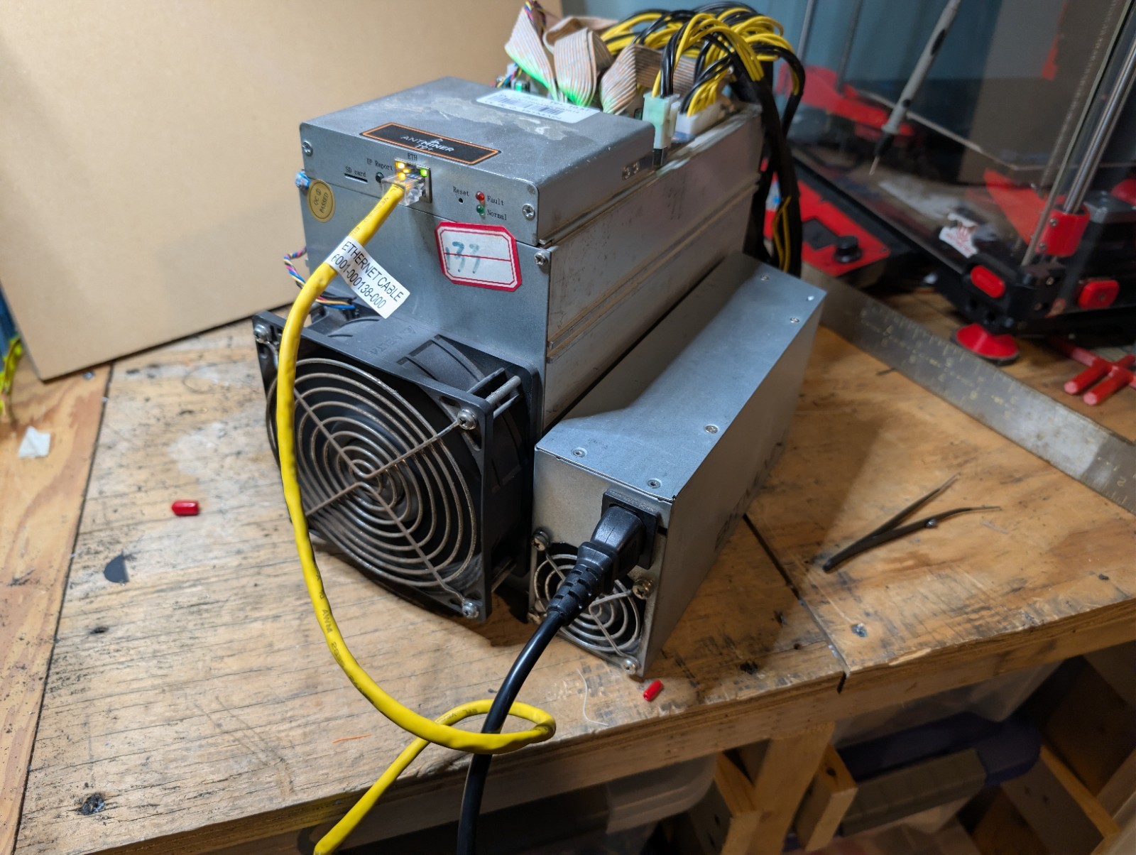 Bitmain antminer T9+ VNISH Firmware with psu 15.4TH