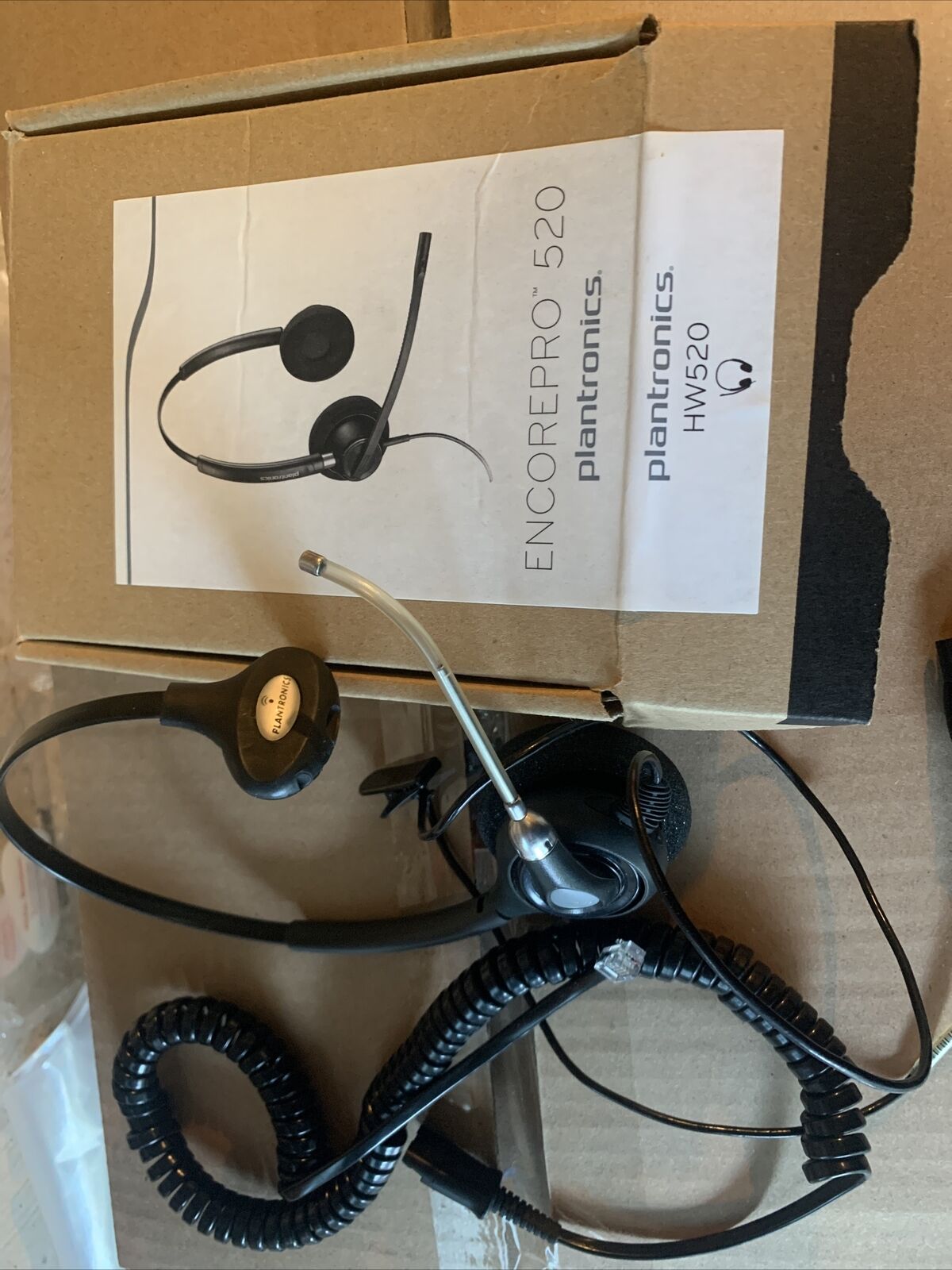 Plantronics HW520-510 EncorePro Wideband Headset W Cable