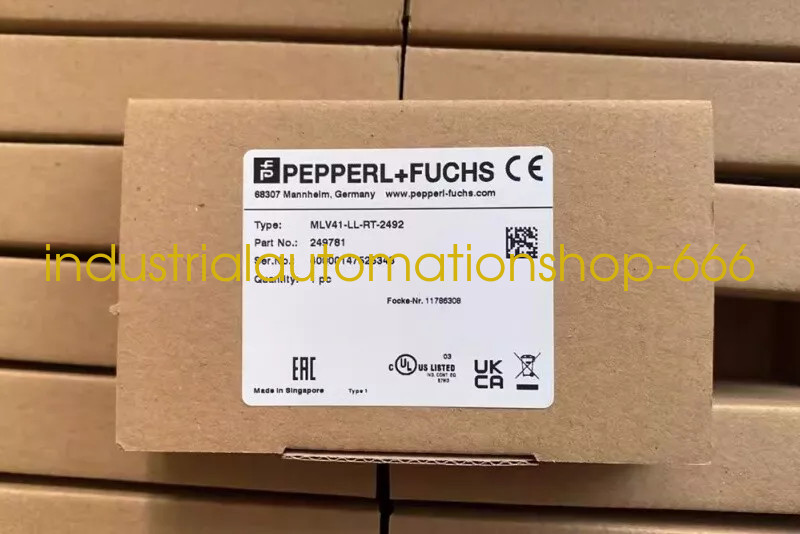 1PC NEW PEPPERL+FUCHS MLV41-LL-RT-2492 Fiber optic sensor Via DHL or FedEX