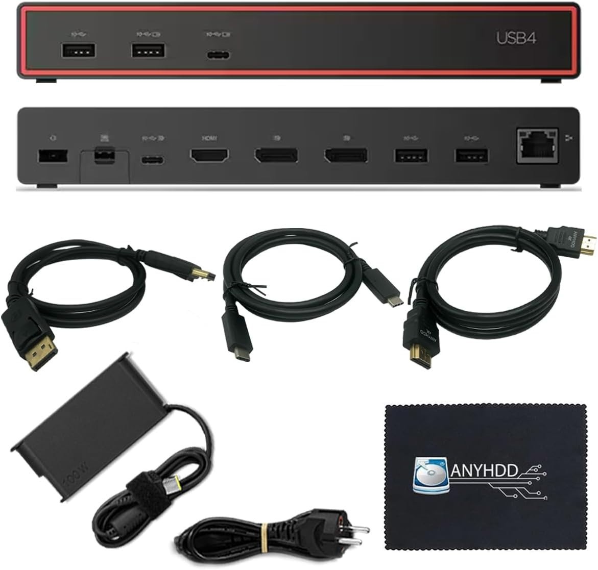 New Lenovo ThinkPad USB4 Dock 5000 Docking Station 40BF 100W 40BF0100US USB-C