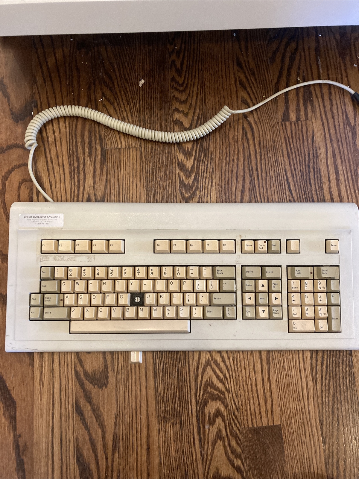 Vintage 1985 Clicky Mechanical Keyboard 2796-54 As Is
