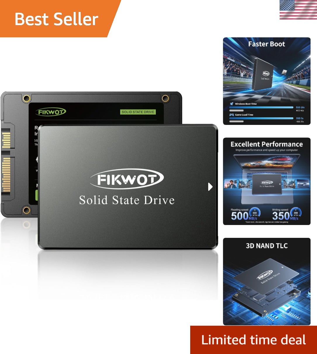 Maximize Performance with FS810 128GB SSD - Internal Storage for Laptops