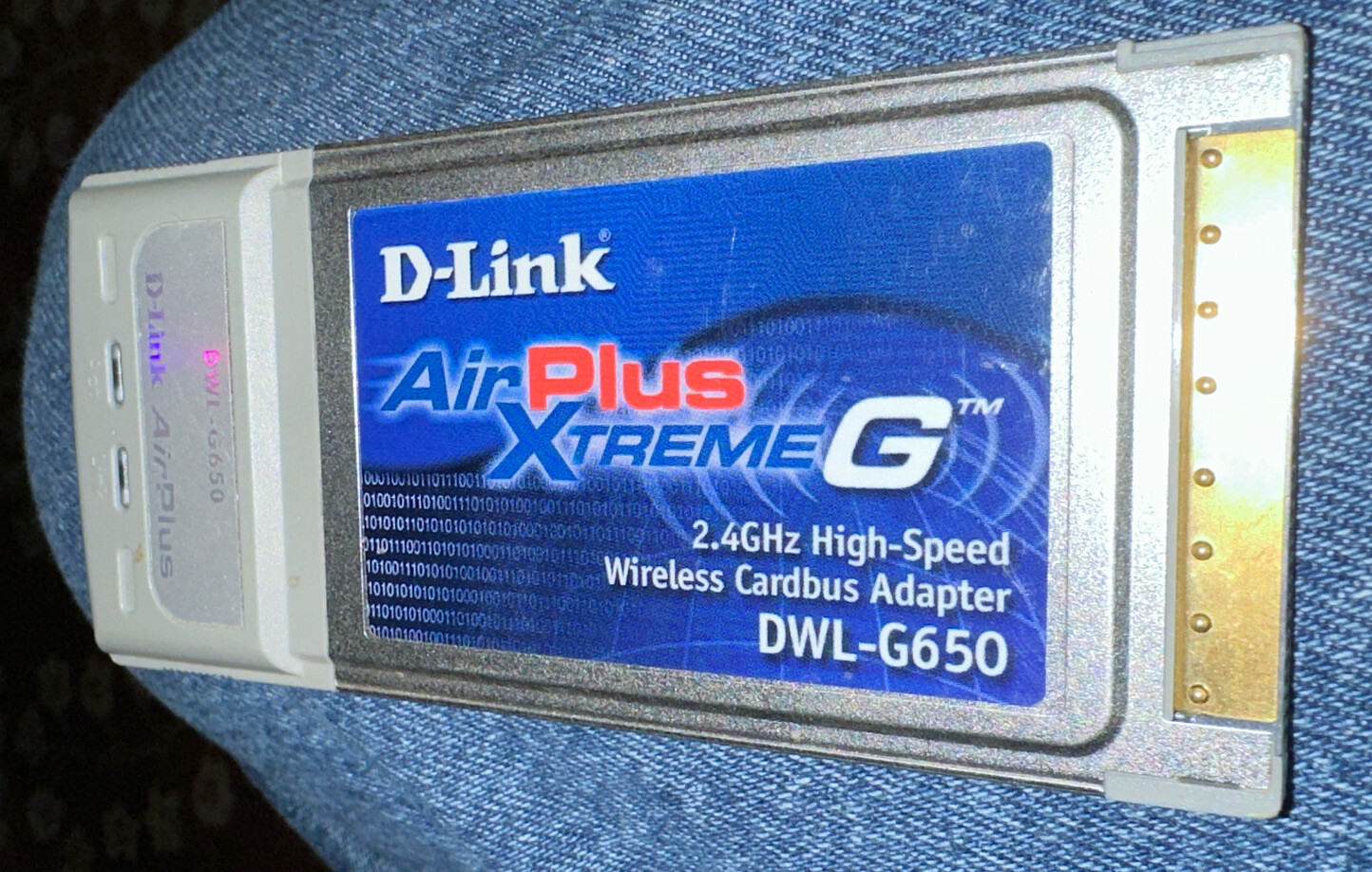 WiFi CARDBUS D-link Air Plus extreme G DWL-G650 2.4GHZ HIGH SPEED ADAPTER