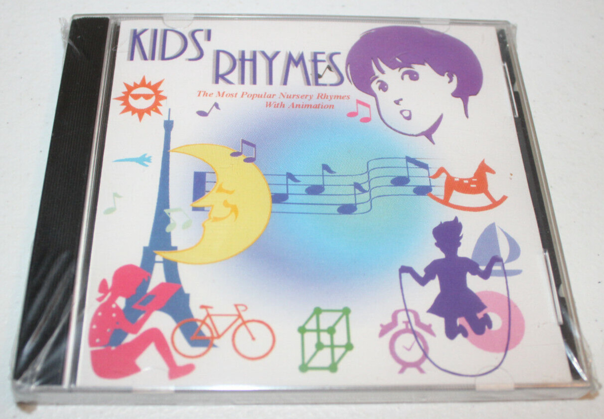 Kids' Rhymes (NEW SEALED PC CD, Windows 3.0 or Later) Animated Nursery Rhymes