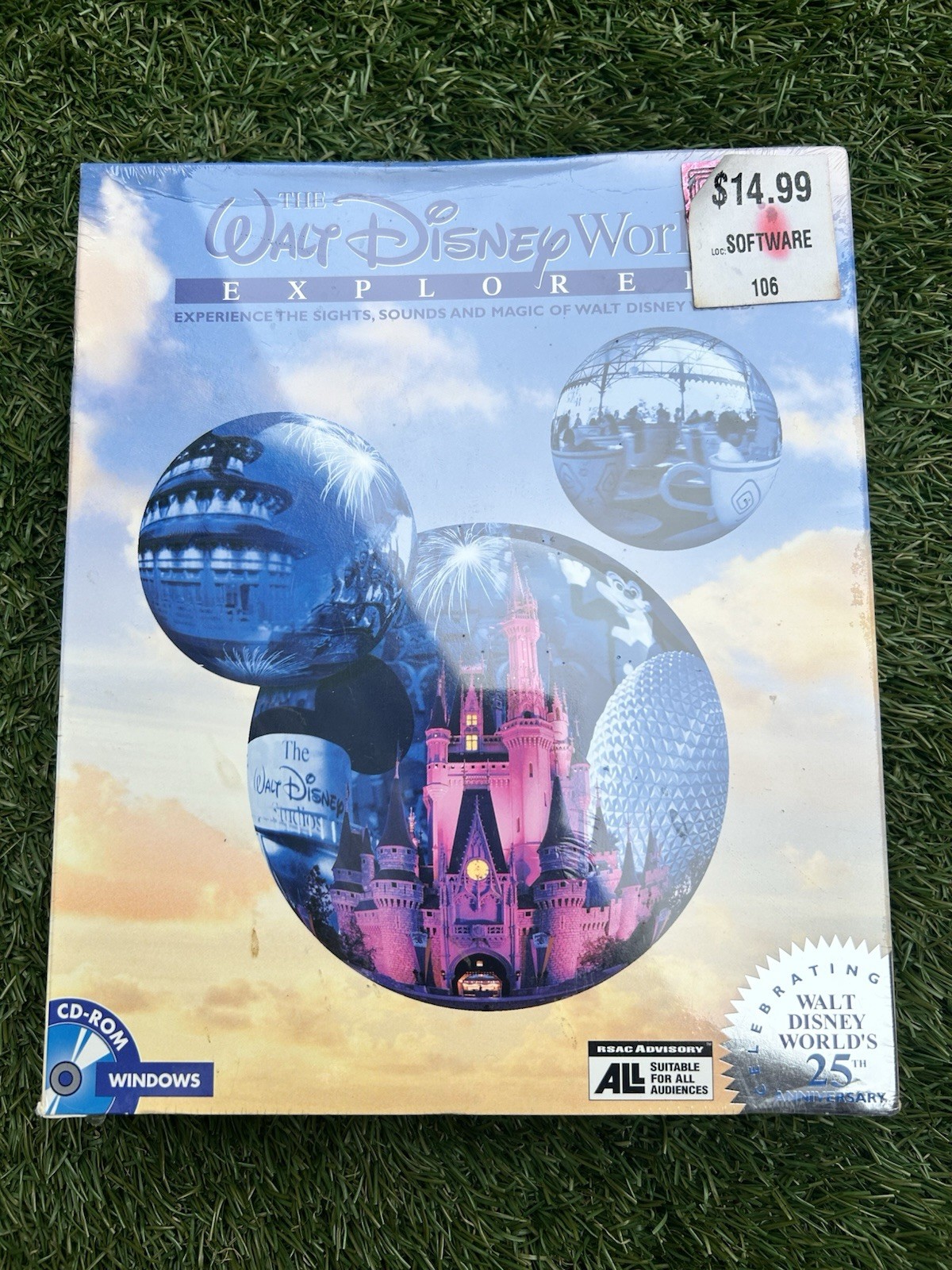 Disney Interactive Walt Disney World Explorer CD-ROM Windows 95 25th Anniversar…