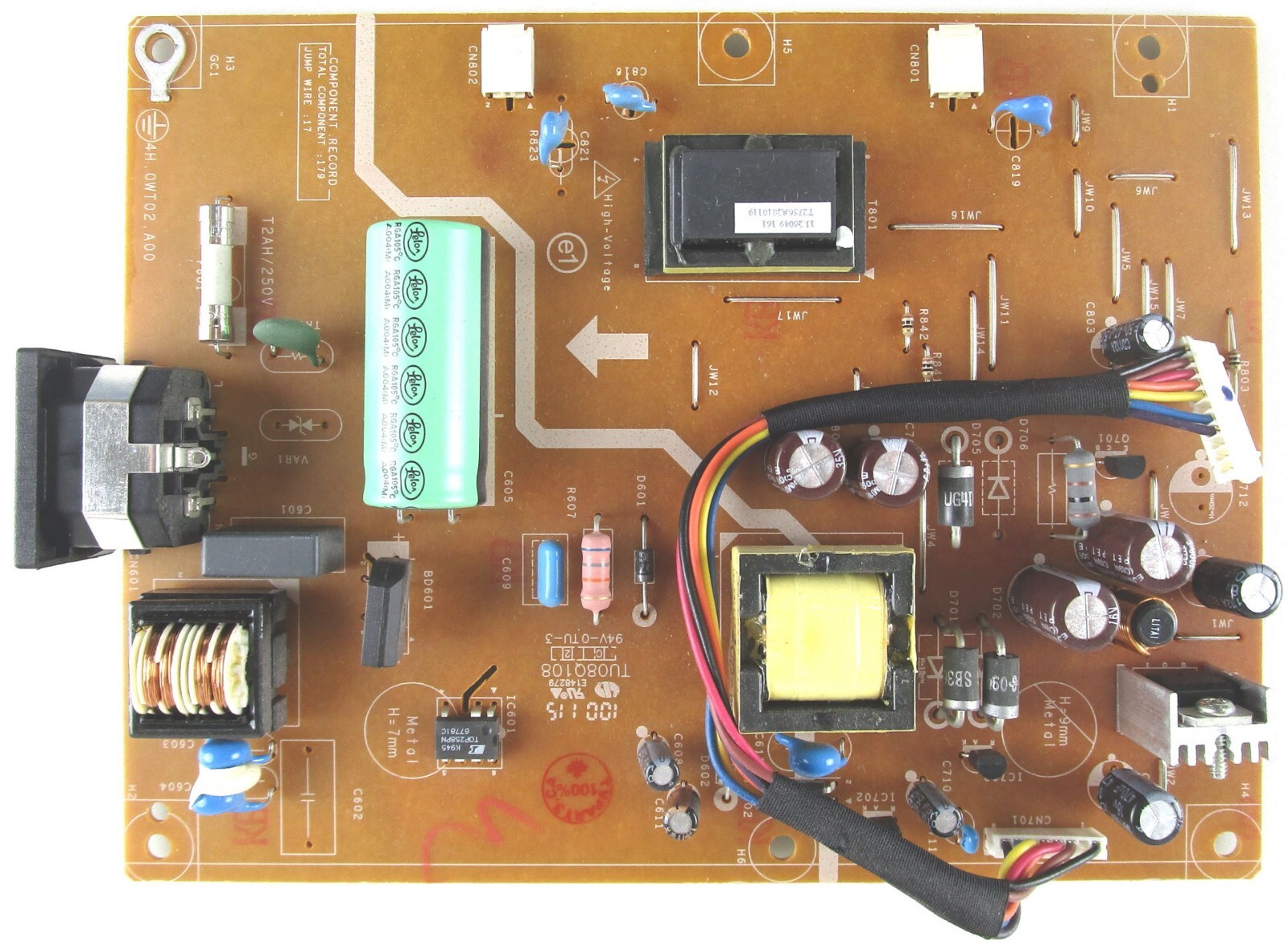 HP Compaq LA1951G EM890A  Power Supply Board  HP 4H.0WT02.A00
