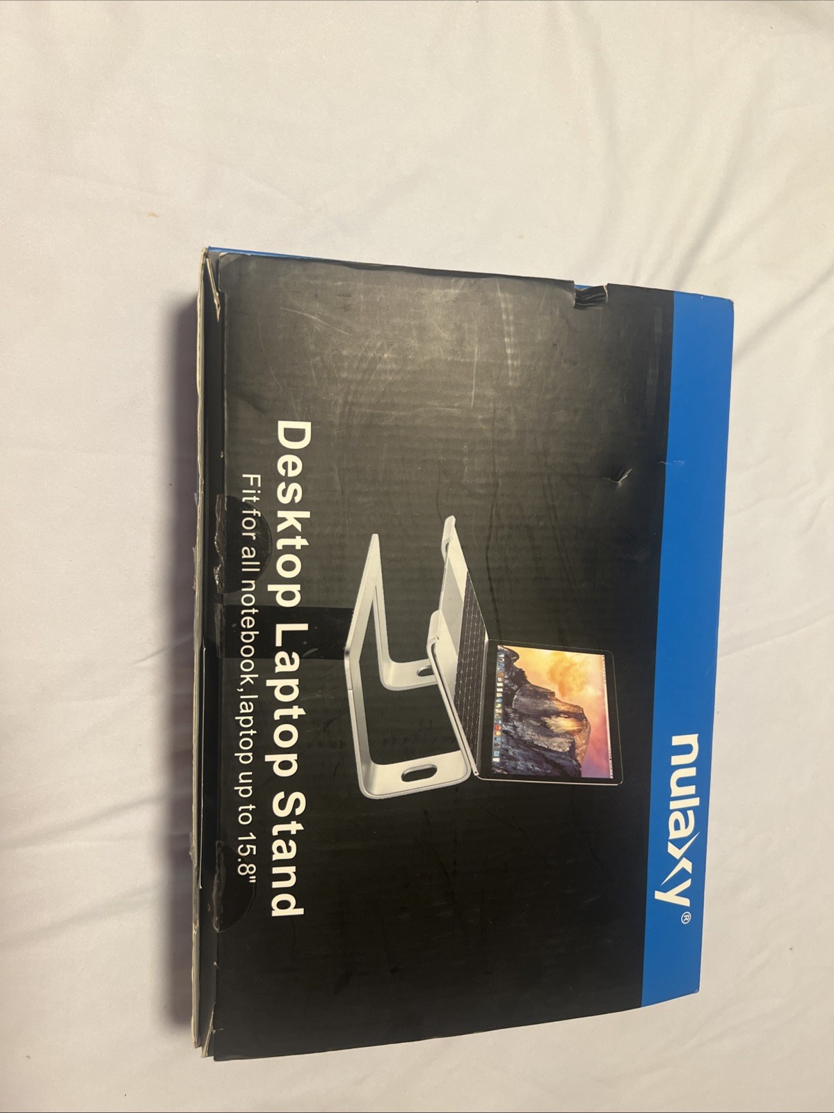 Nulaxy Gray Aluminum Desktop Laptop Stand Model C3 Fits Up to 15.8" *