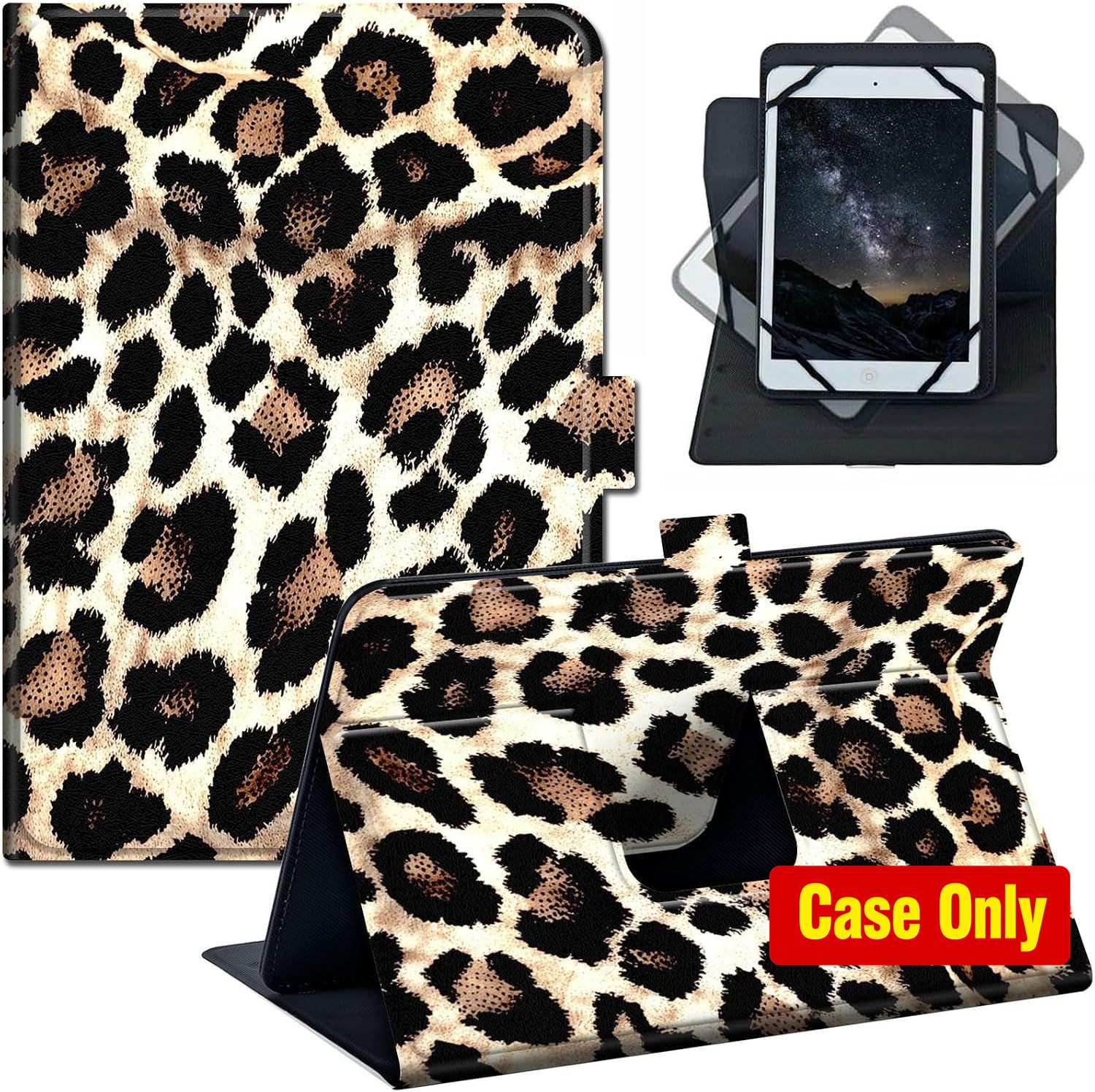 Leopard Print 02 PU Leather Shockproof Stand Cover Case for iPad 2025 11 inch