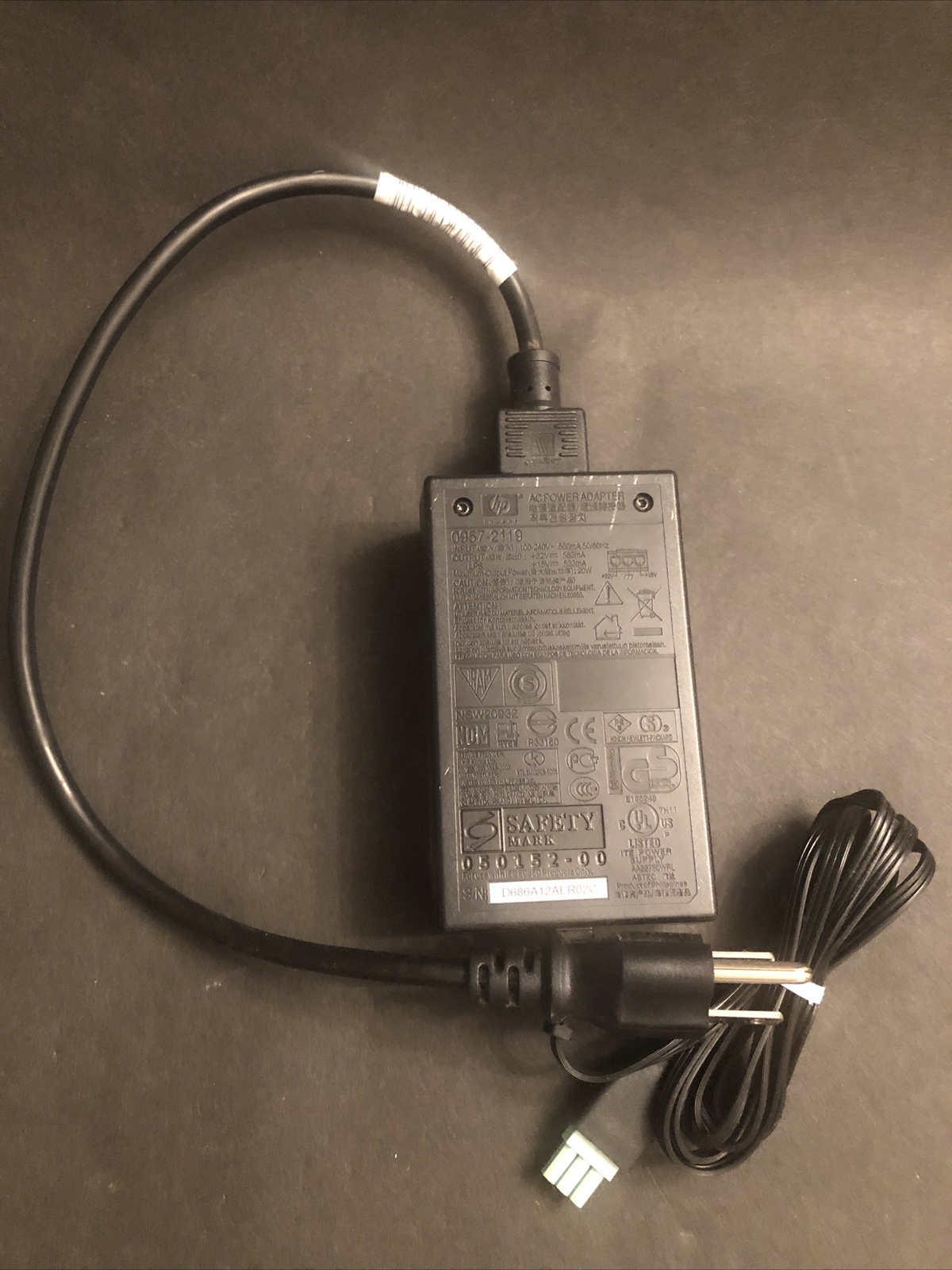 0957-2119 32V 563mA 15V 533mA Adapter Charger For HP Deskjet F380 F385 printer