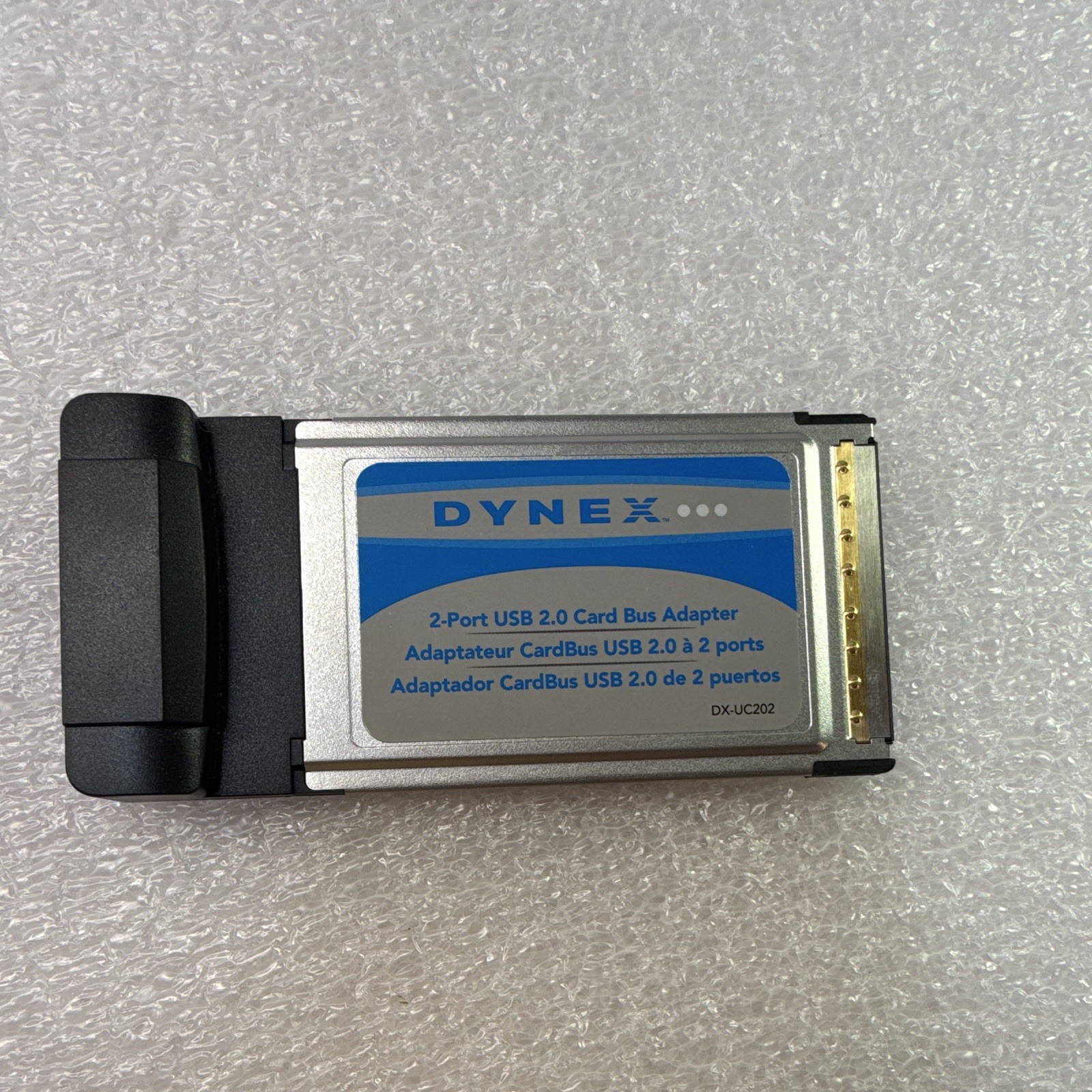 Dynex (DX-UC202) 2-Port USB 2.0 CardBus Adapter Card Bus