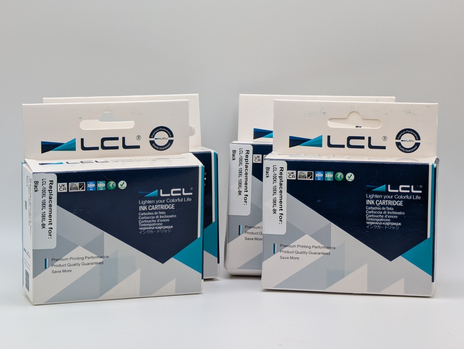 LCL Compatible Ink Cartridge Replacement for LEXMARK 100XL 105XL 108XL