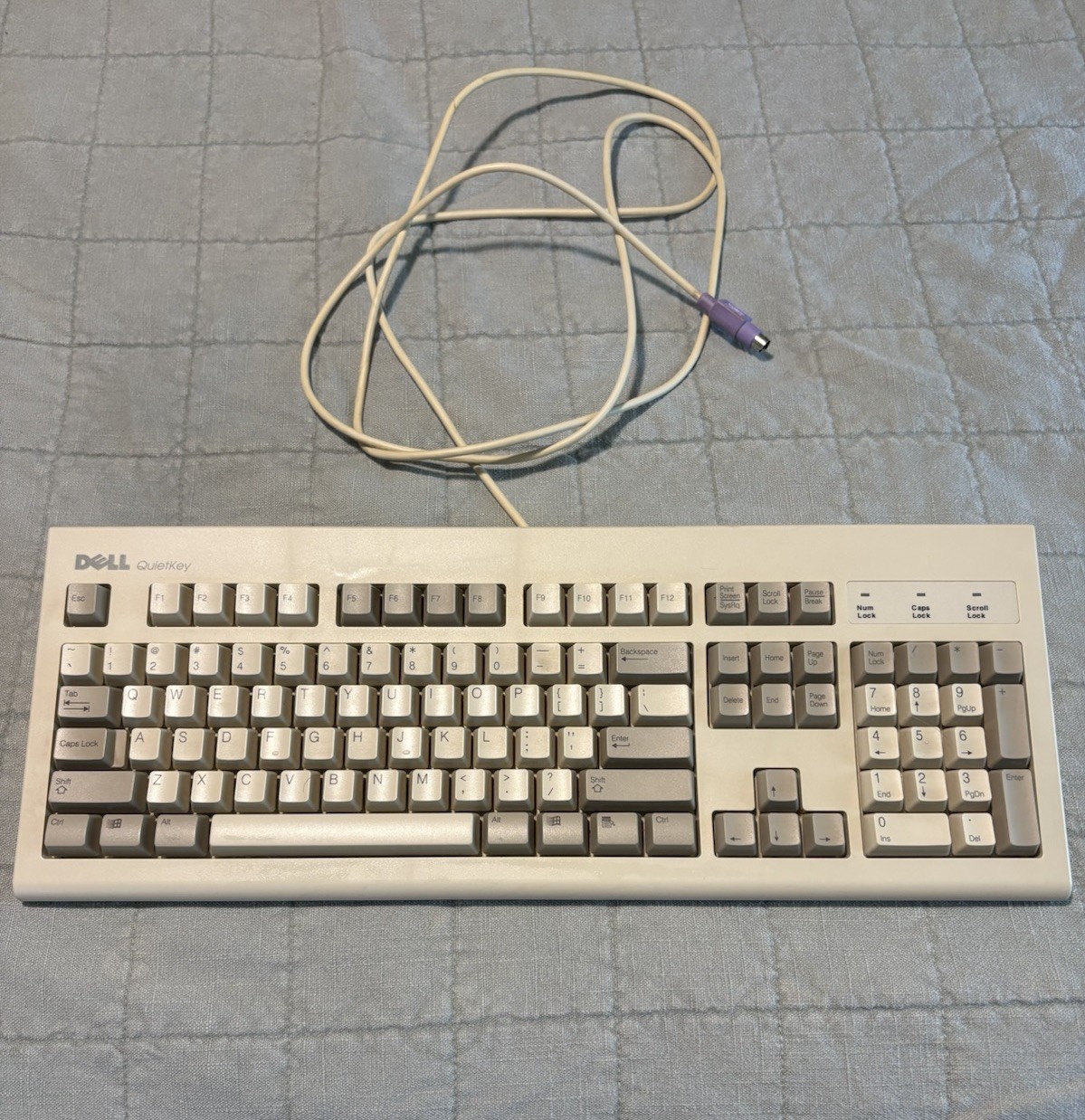 vintage Dell QuietKey RT7D5JTW keyboard