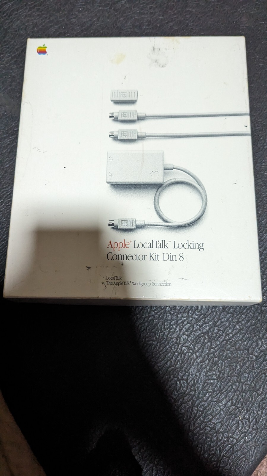 Apple Macintosh LocalTalk Connector Kit Din 8 M2068 Box NOS AppleTalk Vintage