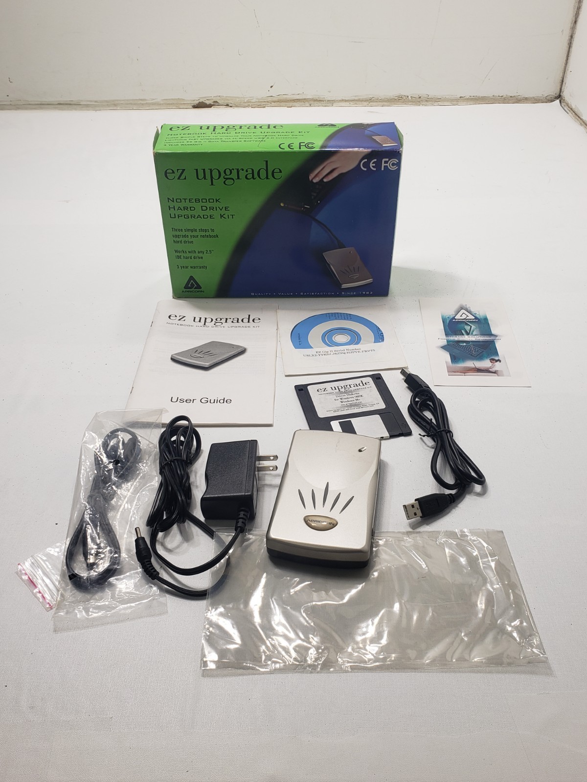 Apricon EZ Upgrade Notebook Hard Drive Upgrade Kit 10GB With User Guide