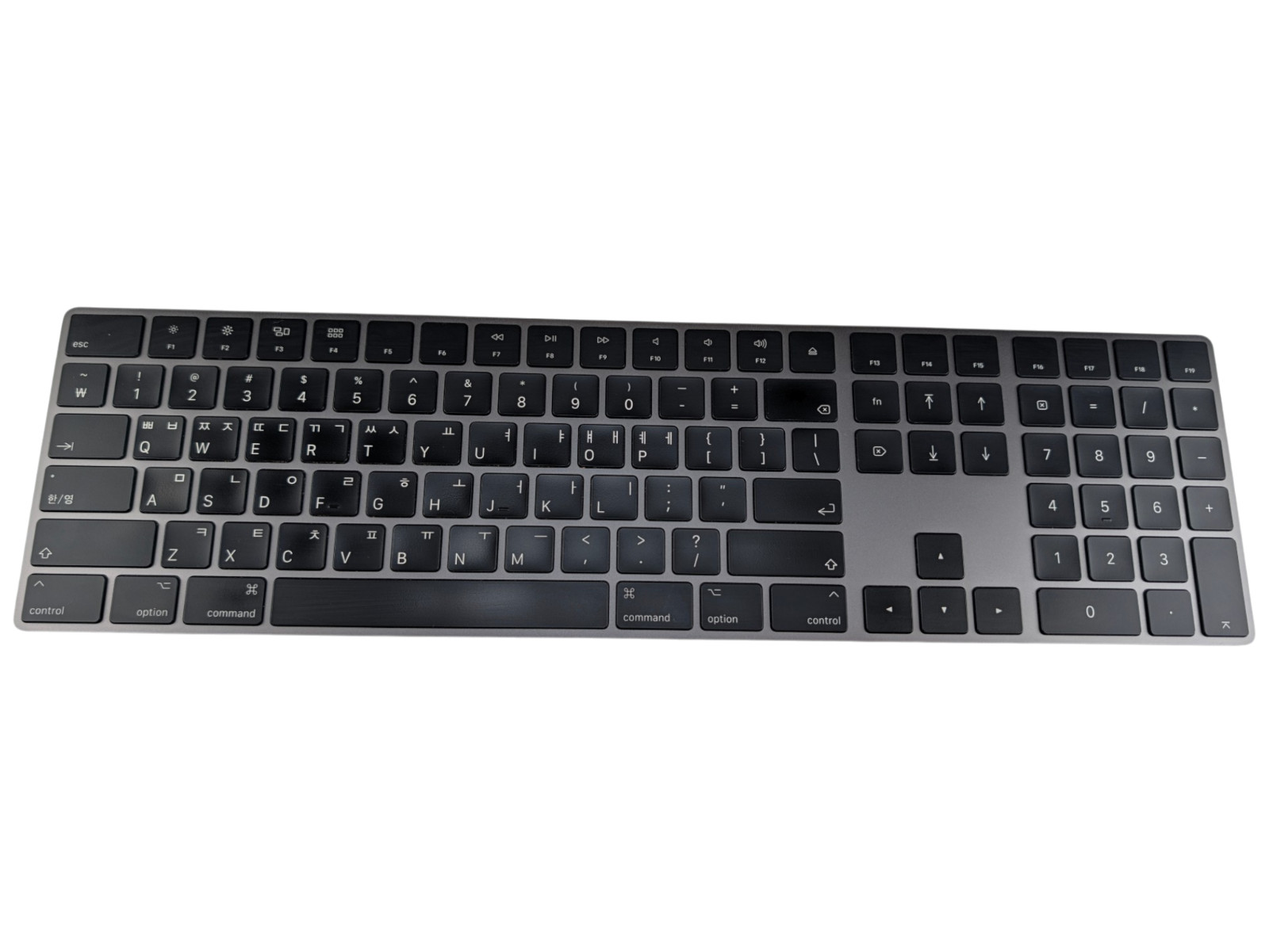 Apple Magic Keyboard Numeric Keypad A1843 Space Gray Korean English Bluetooth