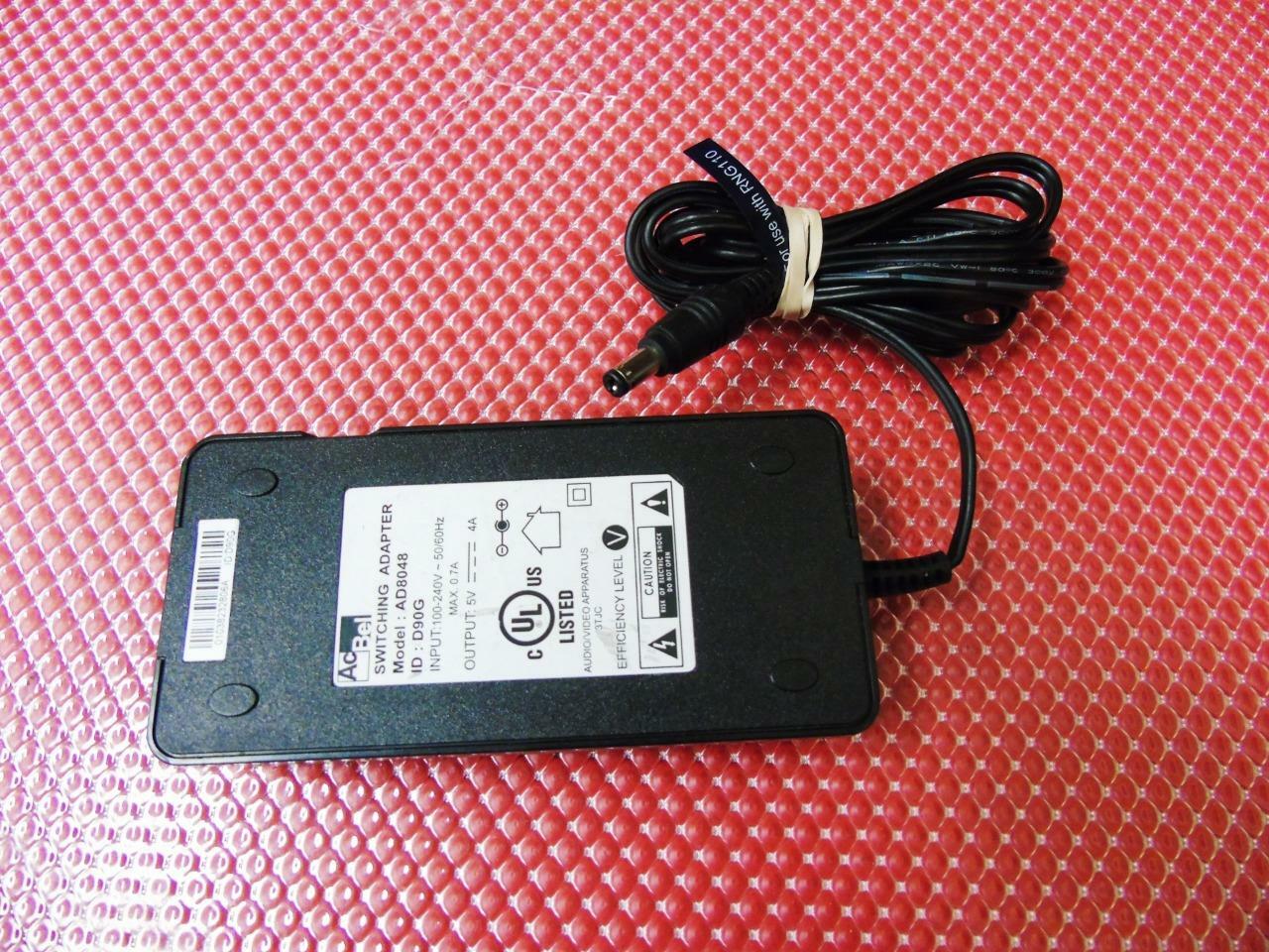 AcBel  AC Adapter Switching Power Supply 100-240V, 50-60Hz, MAX 07.7A -  AD8048
