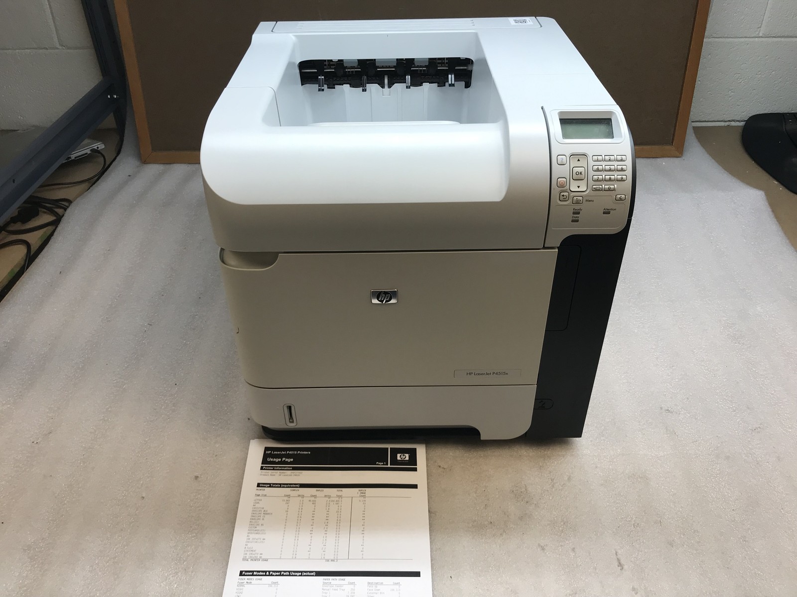 HP LaserJet P4515x Monochrome Workgroup Laser Printer 156 K Pages With Toner