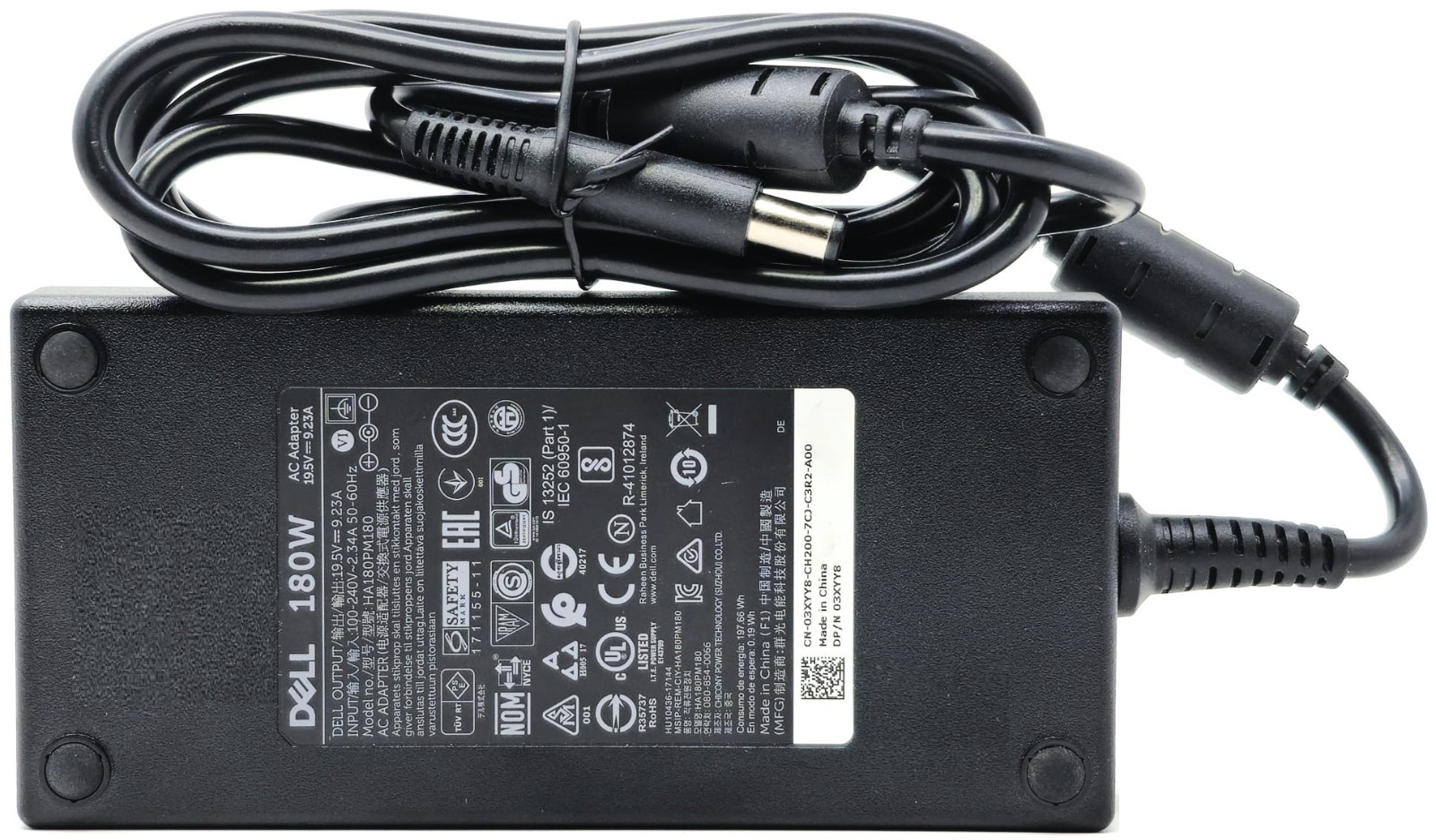 DELL 180W Original AC Power Adapter