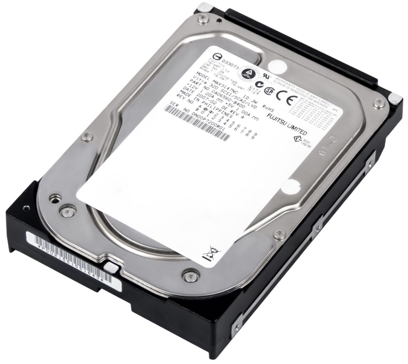HARD DRIVE FUJITSU MAX3147NC 146GB 15000RPM 8MB SCSI U320 3.5''