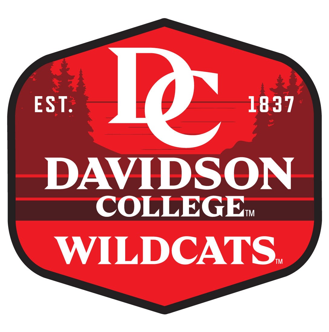 Davidson College Scenic Background Offic. Lic. Sticker/Magnet