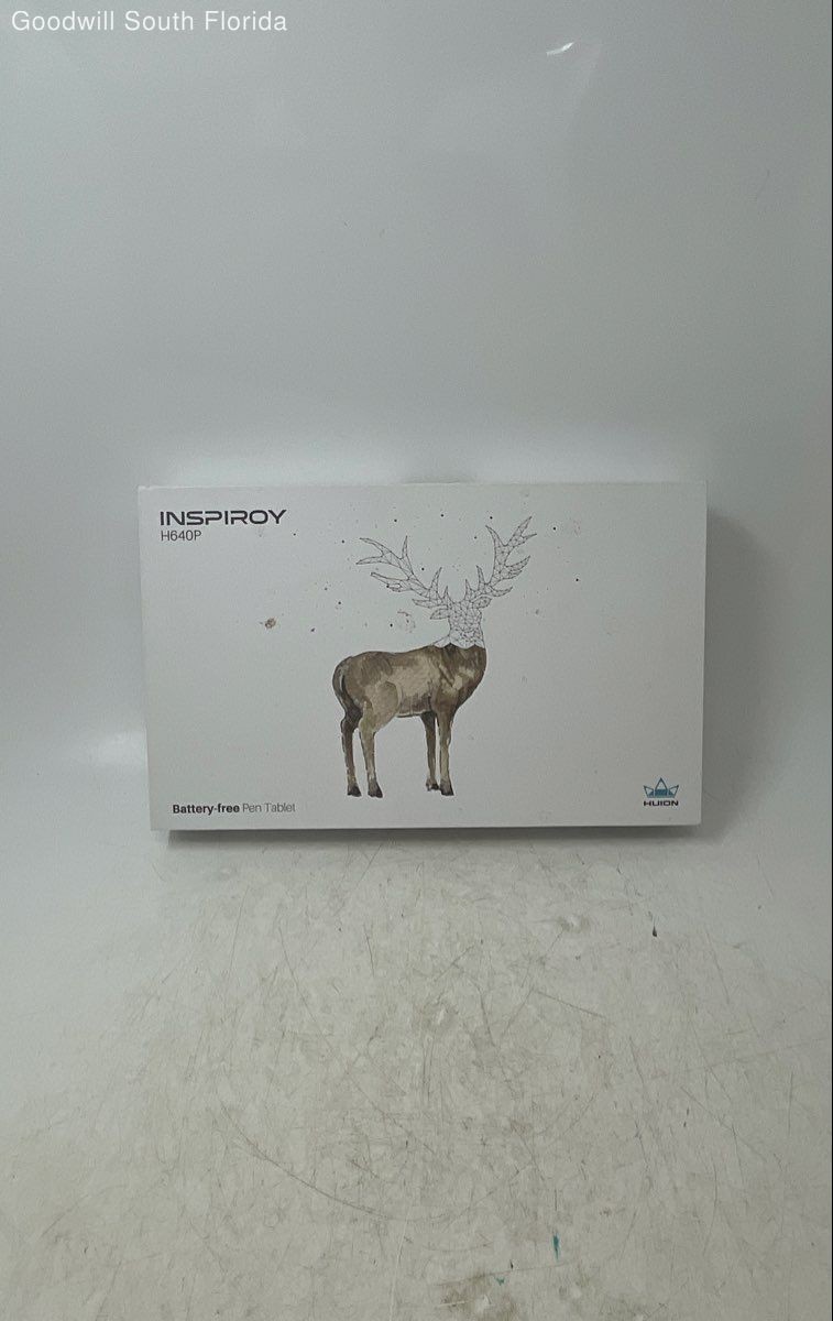 Huion Inspiroy H640P Black Digital Graphics Drawing Tablet With Box Not Tested