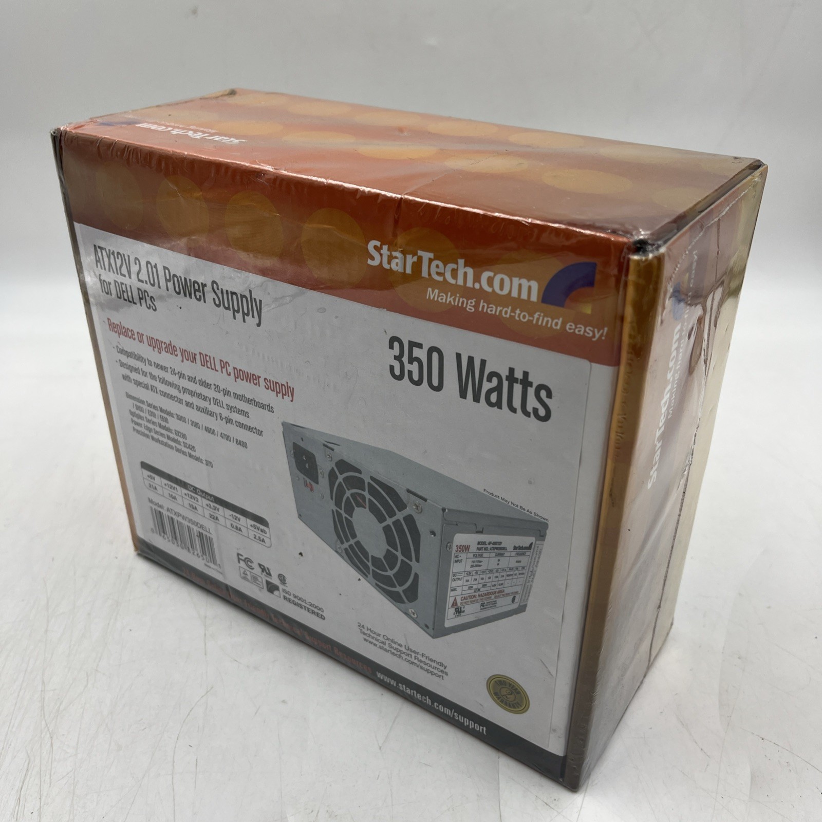 StarTech.com 350-Watt Power Supply ATX12V 2.01 ATXPW350DELL NEW SEALED