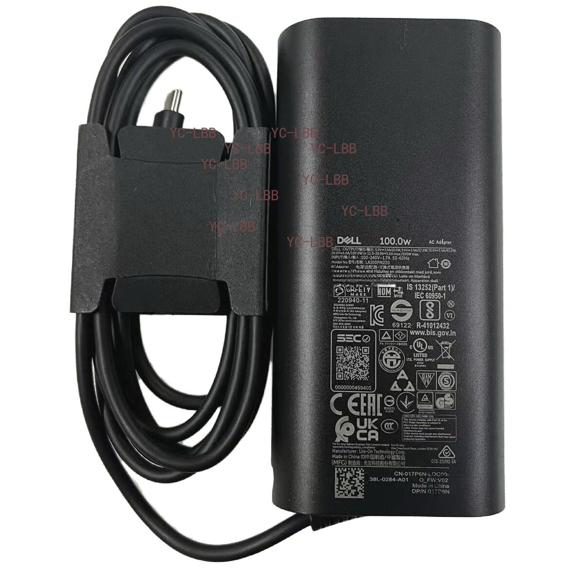 Original 20V 5A 100W Type-C AC Adapter Charger Dell Precision 5690 5680 100W
