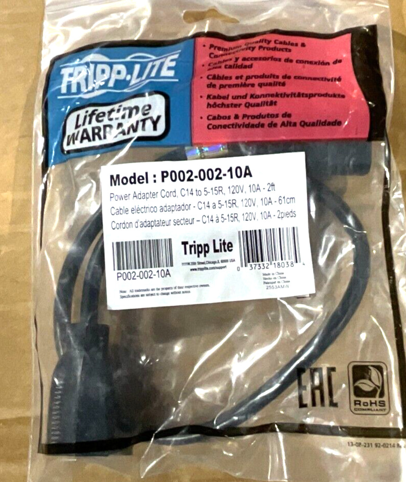 Tripp Lite P002-002-10A 24