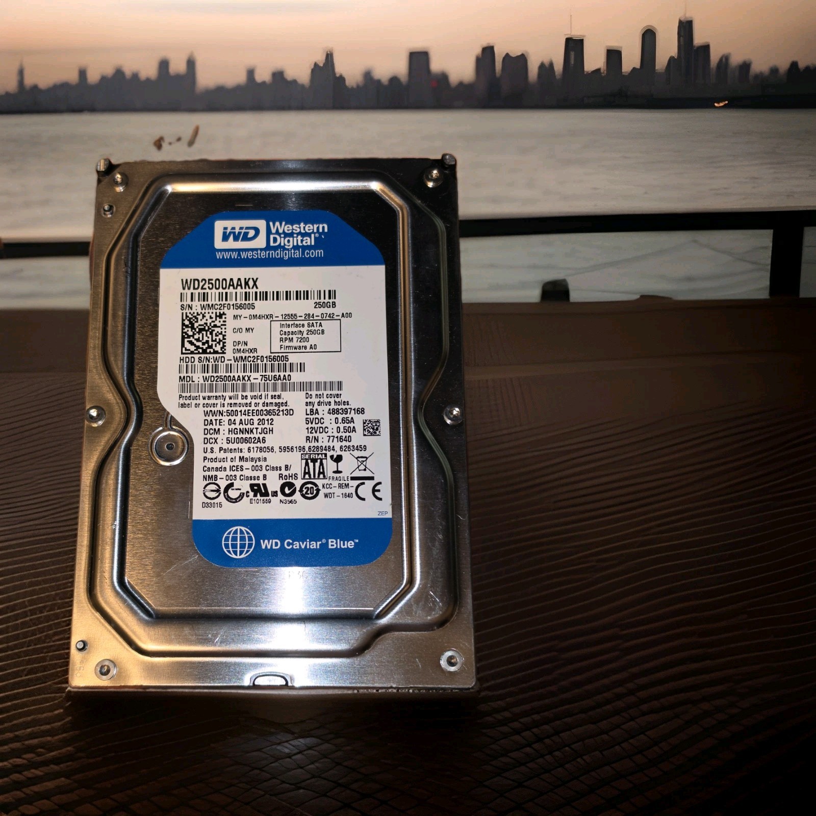 Western Digital WD2500AAKX 7200RPM 250GB SATA 3.5'' Desktop HDD - TESTED
