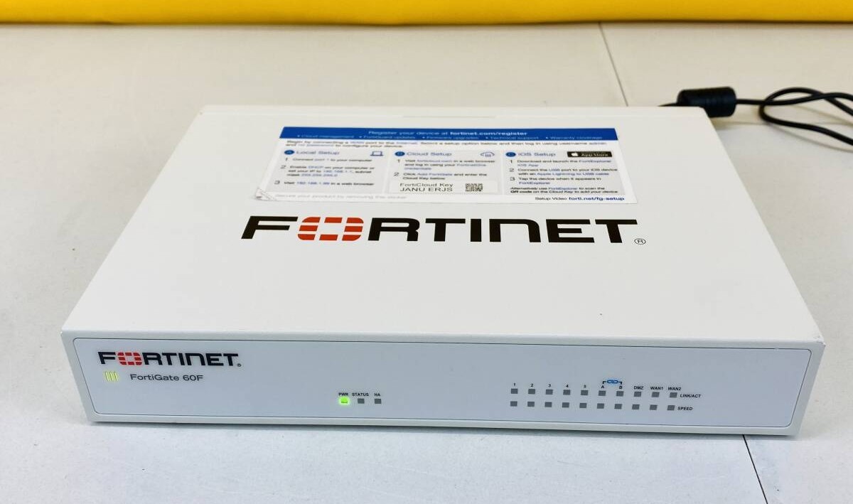Fortinet FortiGate 60F FG-60F Next-Gen Firewall UTM VPN Power On Only Japan