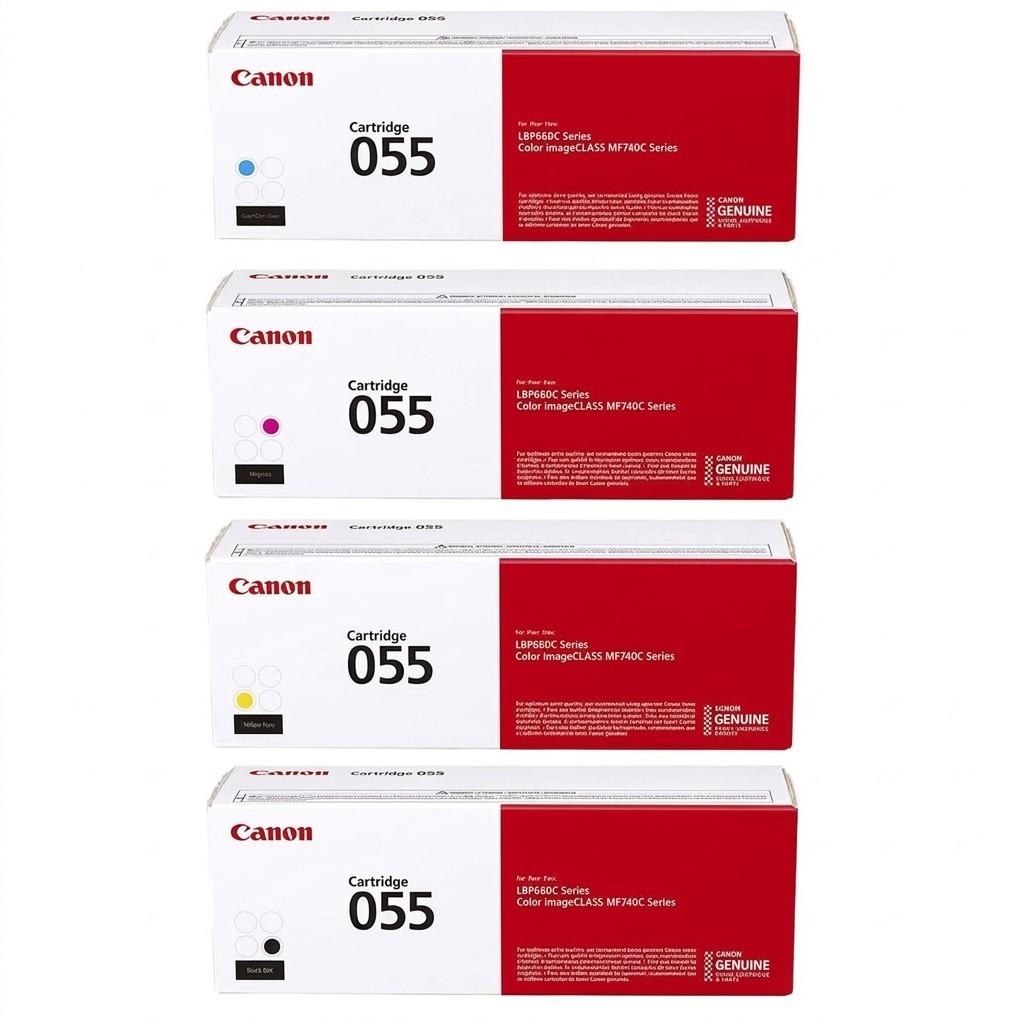 Canon CRG 055 Standard Yield Toner  SET - Black/Cyan/Magenta/Yellow