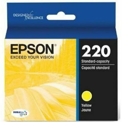NEW Epson 220 Yellow T220420 Ink Cartridge Genuine