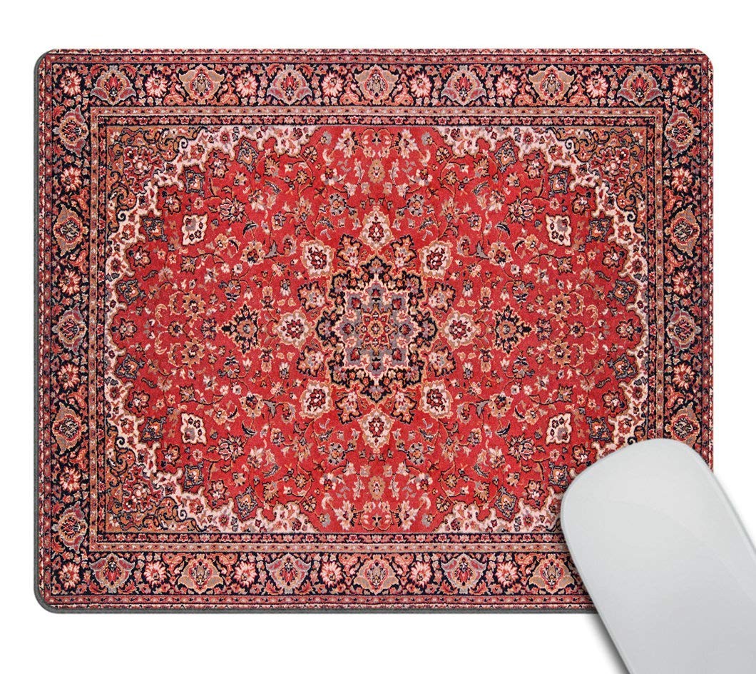 Smooffly Rug Mousepad Non-Slip Rubber Gaming Mouse Pad Rectangle Mouse Pads f...