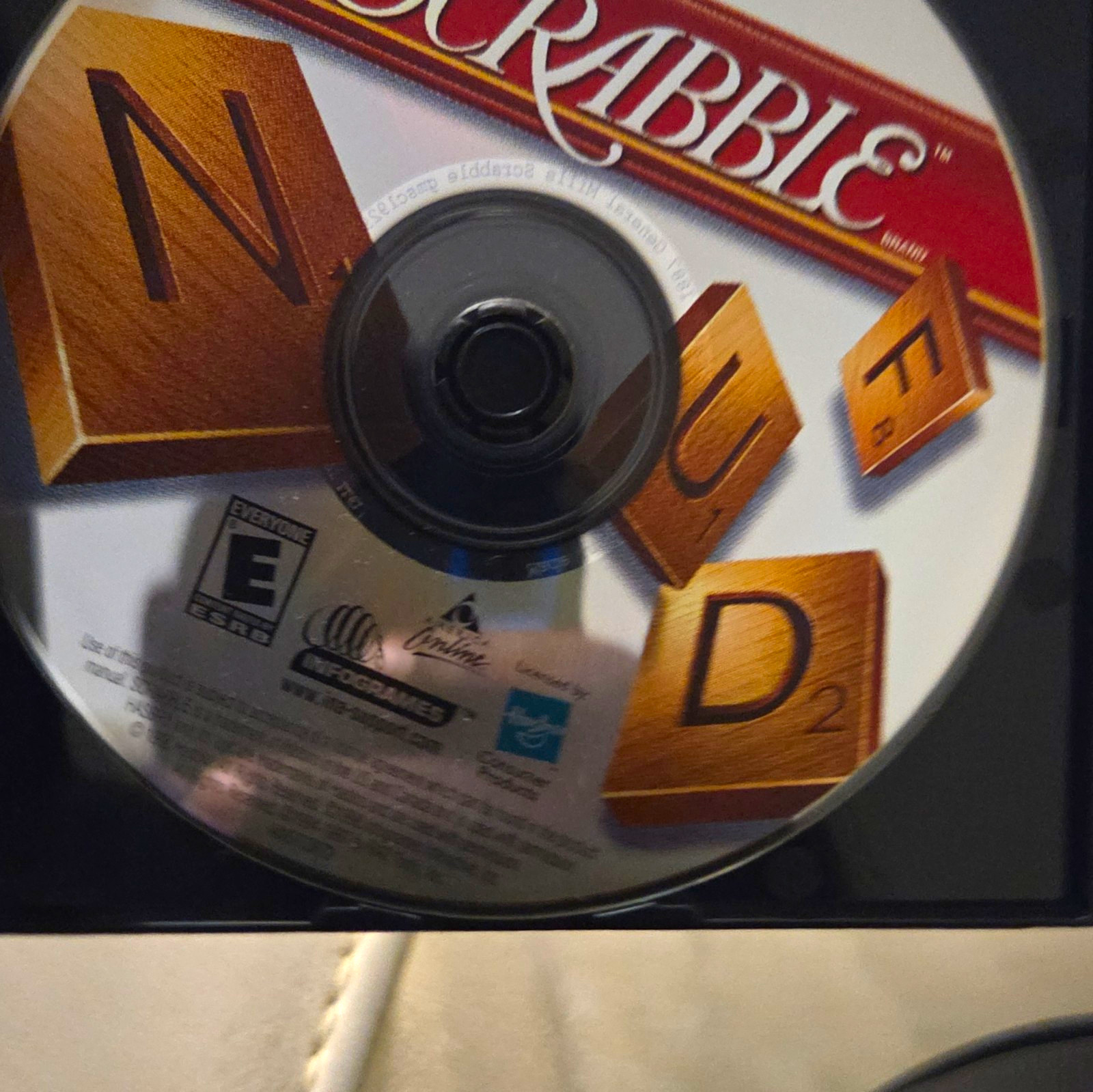 Hasbro Scrabble Arts & Culture PC CD-ROM Game Software Disc AM0703R72
